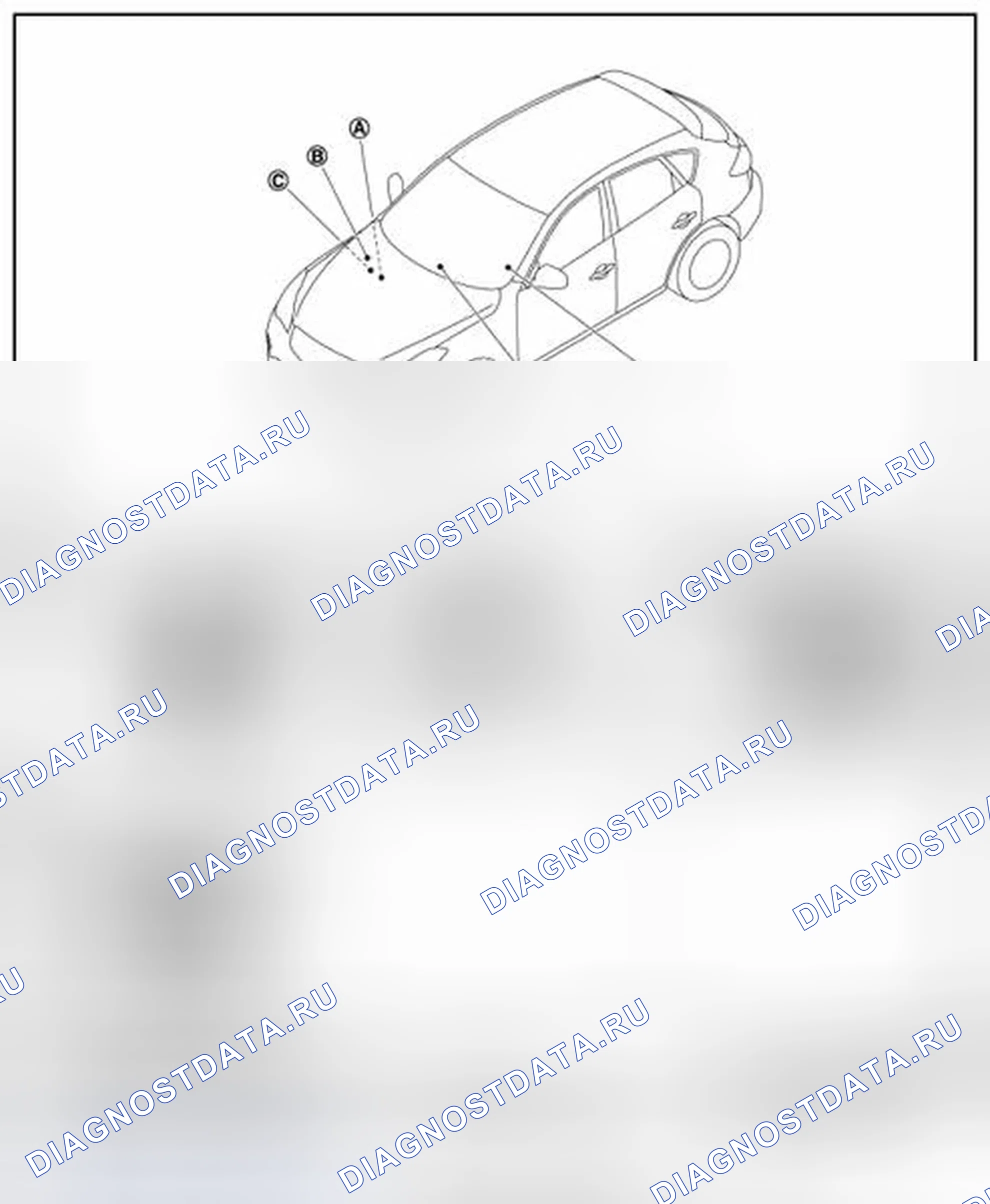 Рис. 147: Расположение компонентов. Infiniti QX50 I