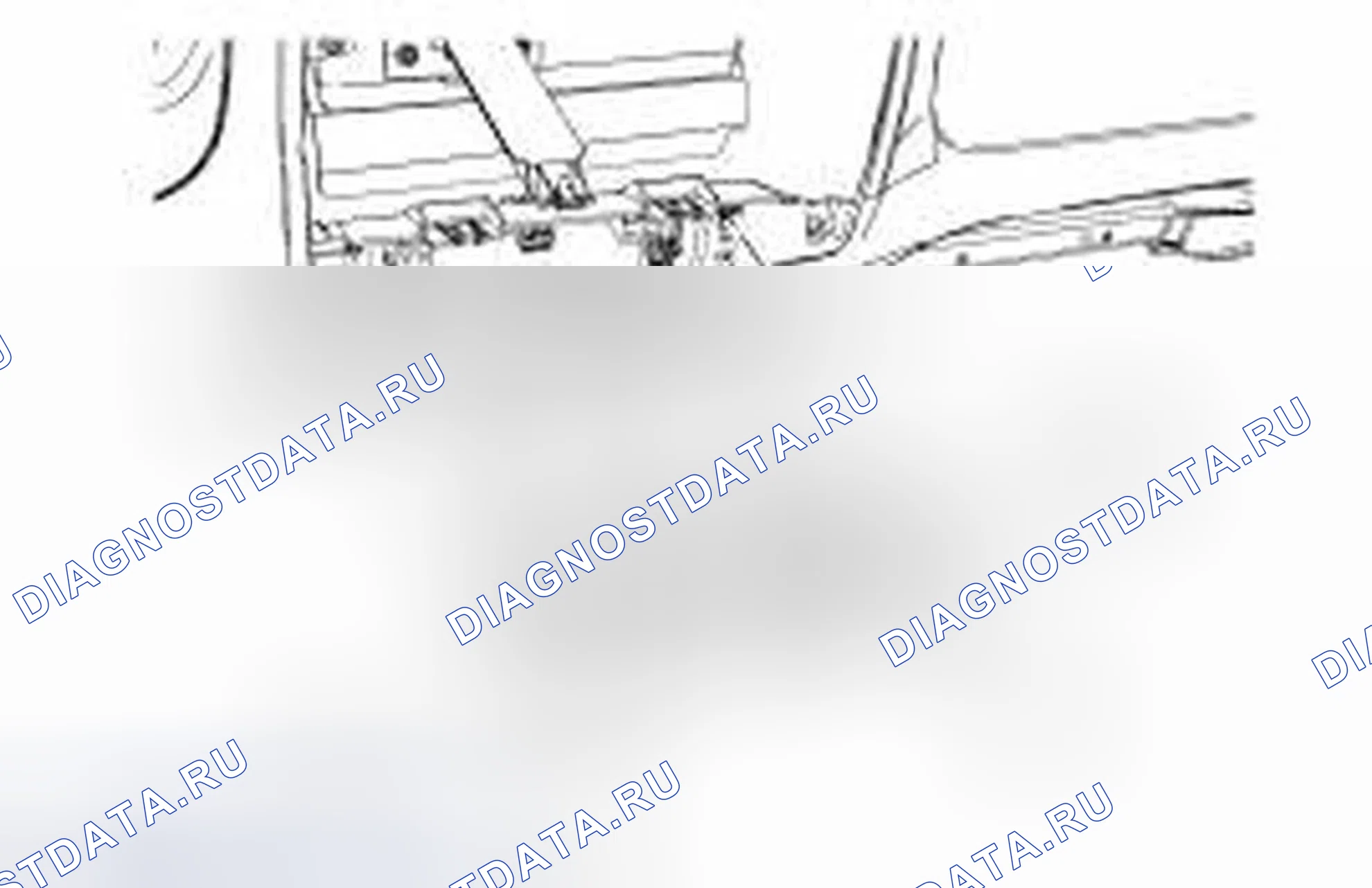 Рис. 6: Блок управления климатом. Ford Ranger II
