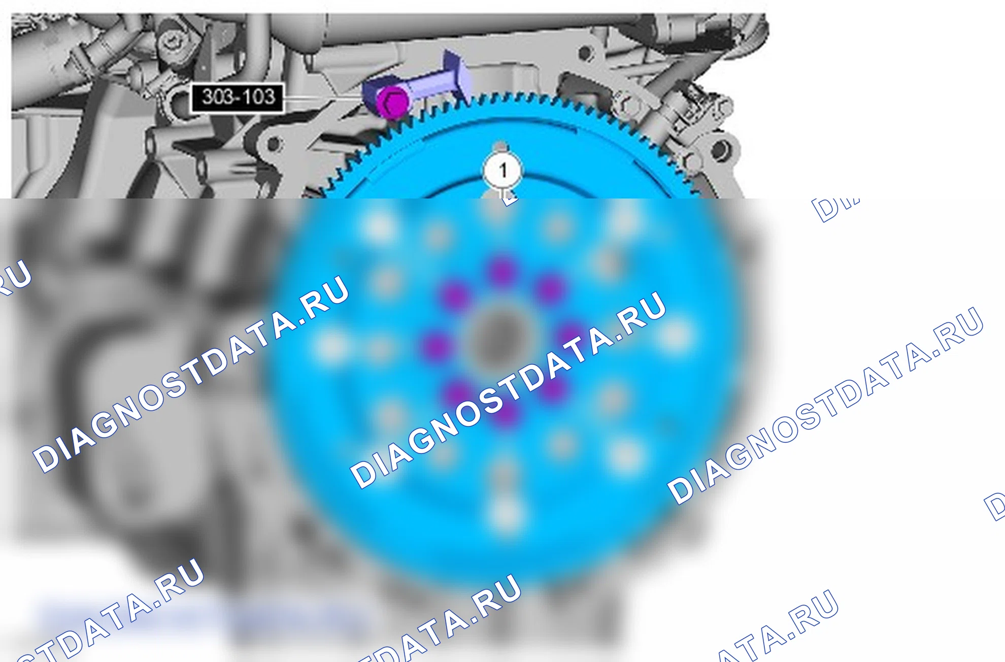 Как снять и установить гибкий диск. Ford Ranger T6