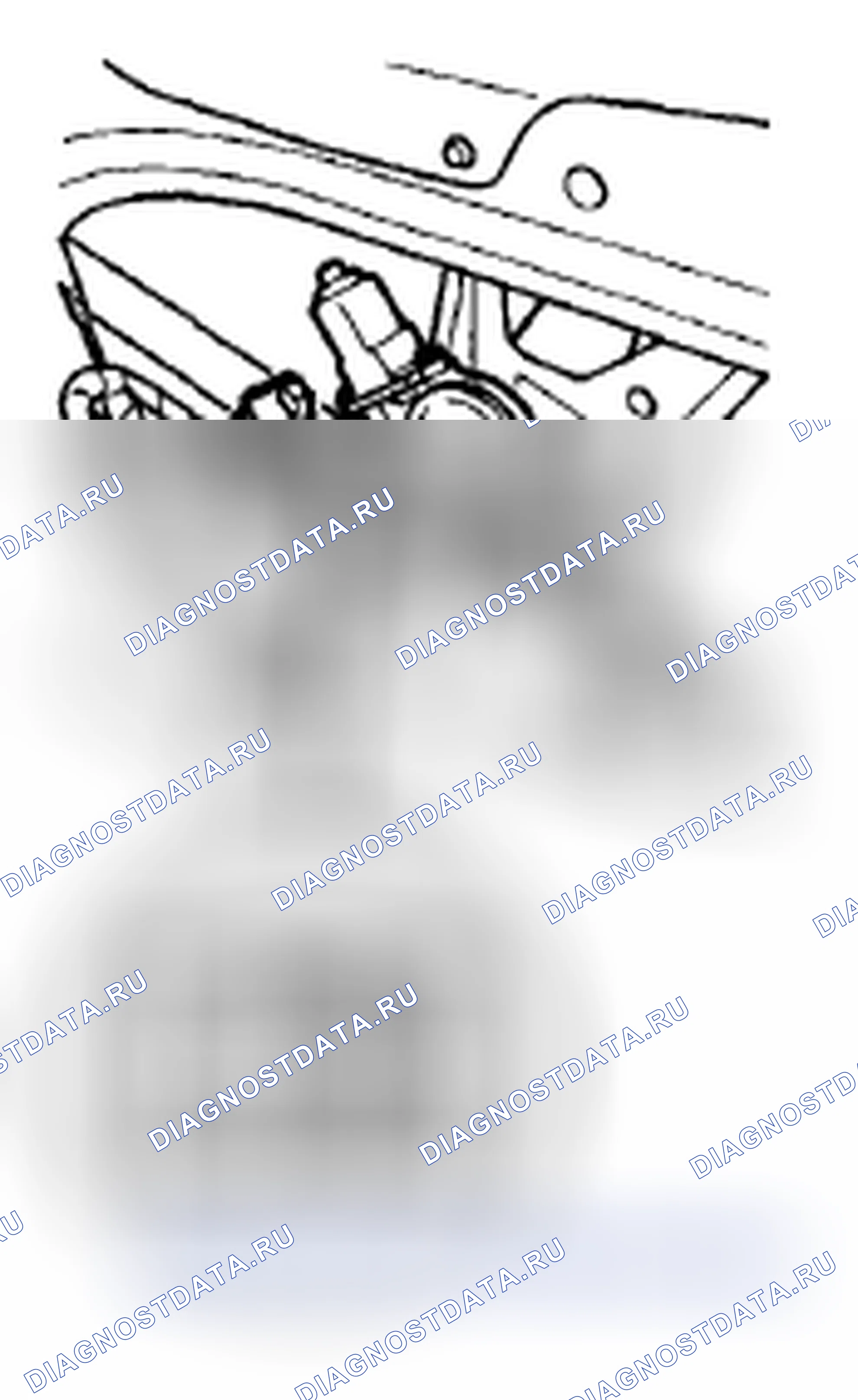 Рис. 42: Испытание двигателя стеклоподъемника пассажира. Acura CSX I