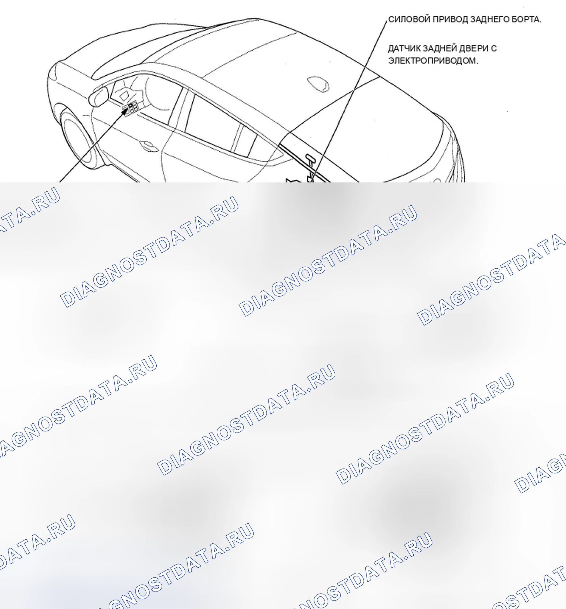 Рис. 172: Указатель расположения компонентов. Acura ZDX I