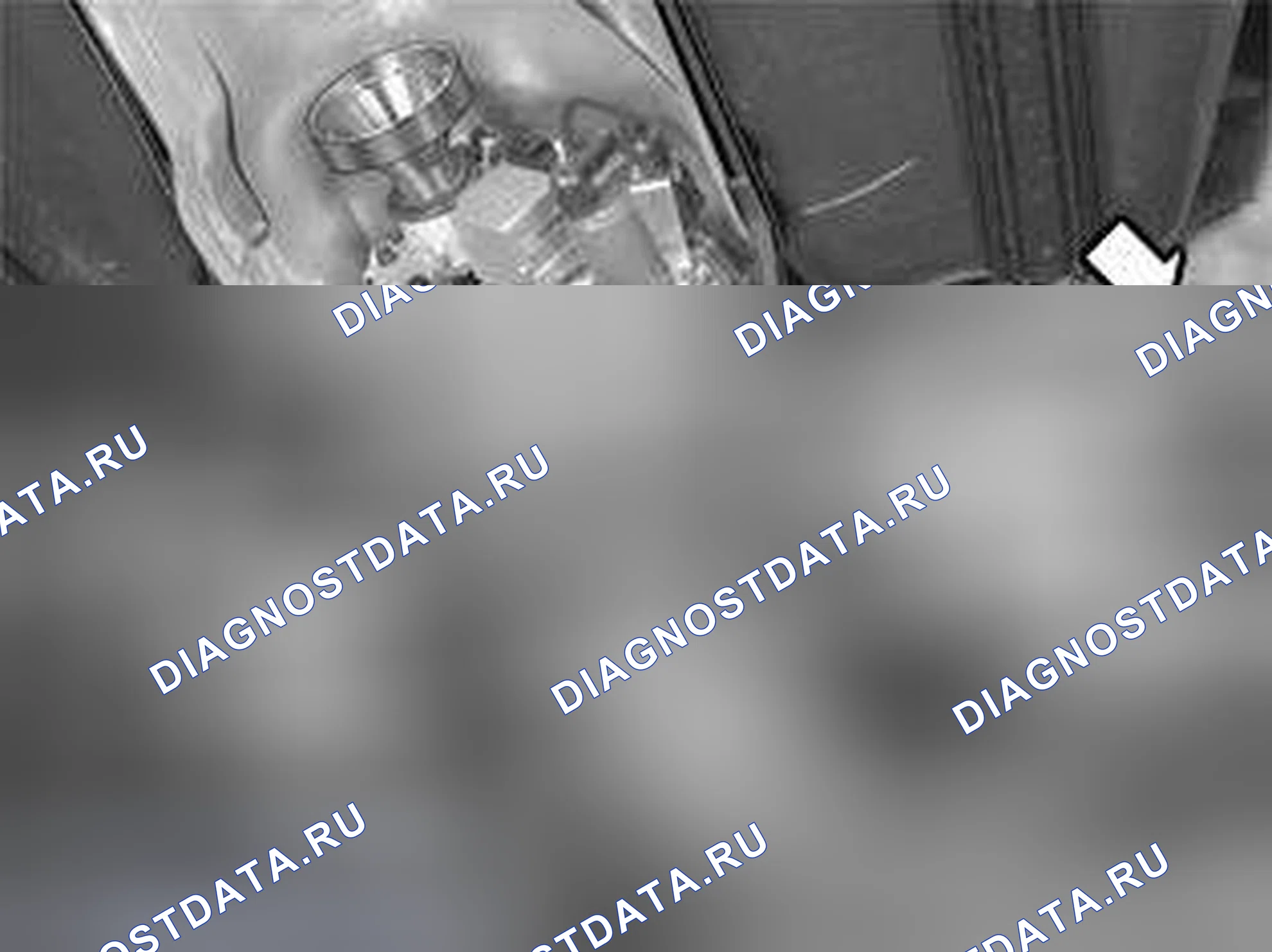 Рис. 239: Удаление стабилизатора поперечной устойчивости. Volvo V70 II