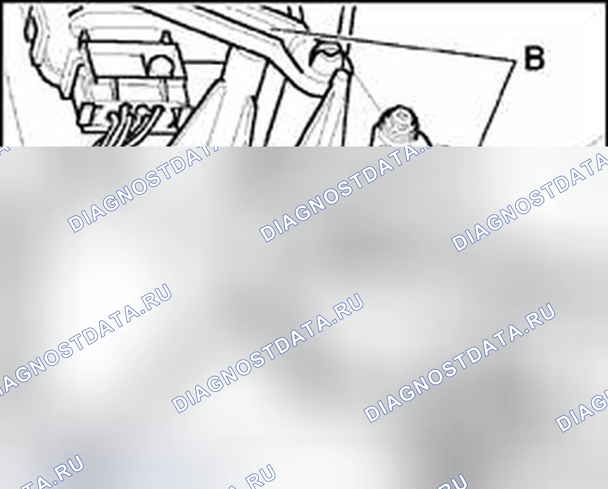 Рис. 83: Установка жгута проводов для кондиционера. Audi TT 8N
