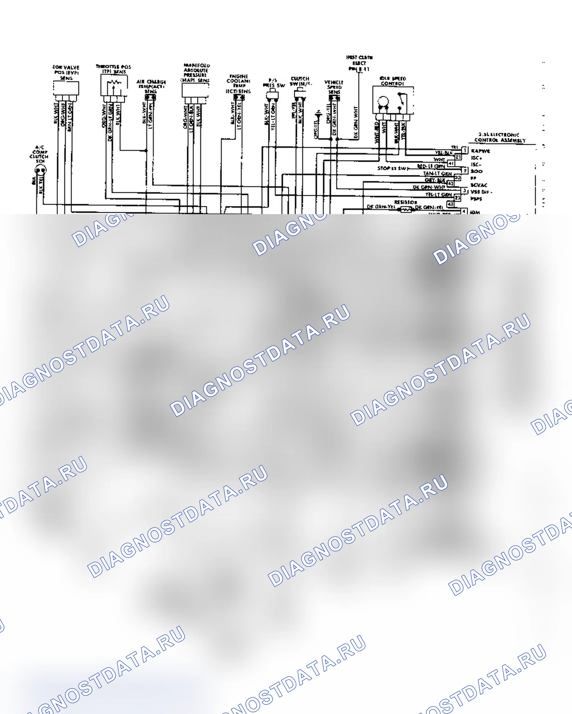 Рис. 12: 2.5L Sable и Taurus. Mercury Sable I
