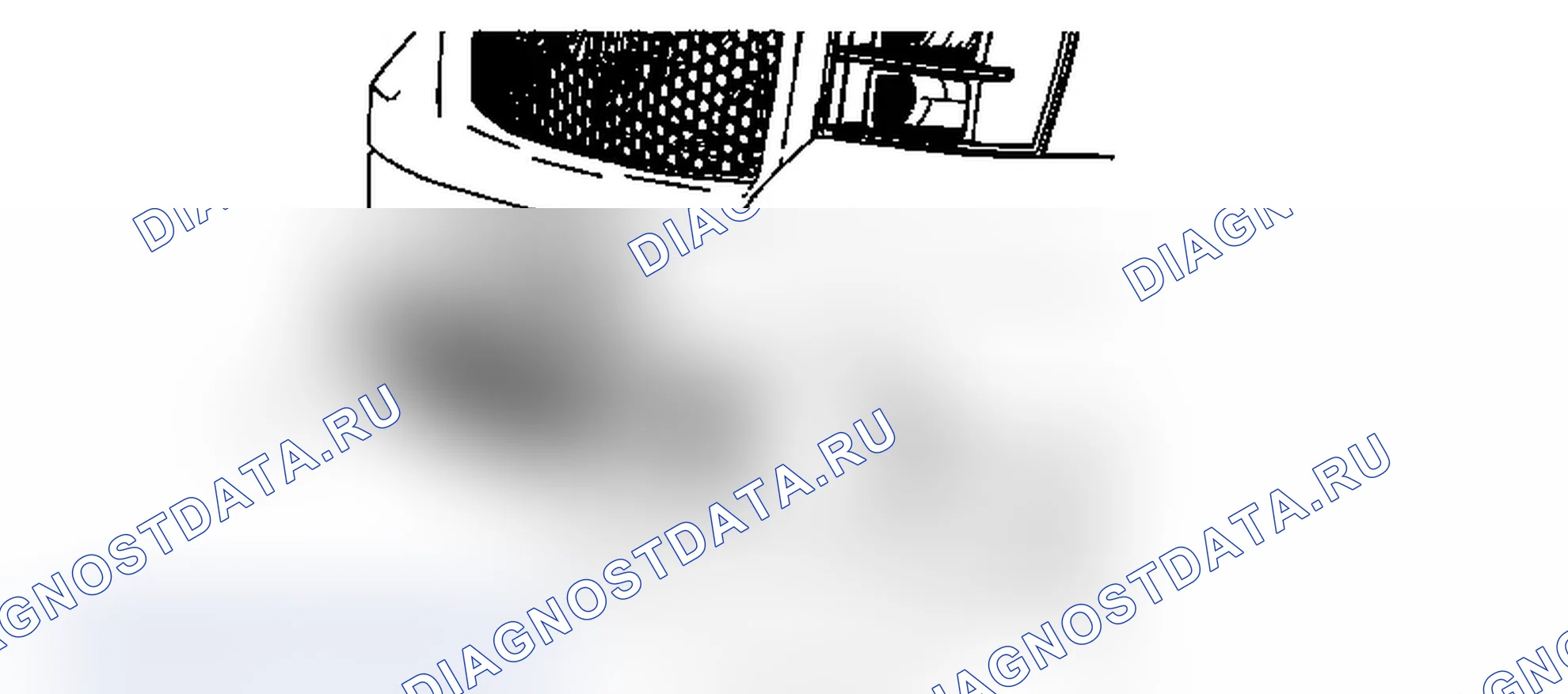 Рис. 124: Замена нижней решетки радиатора (GMC HD). GMC Sierra 2500 HD 
