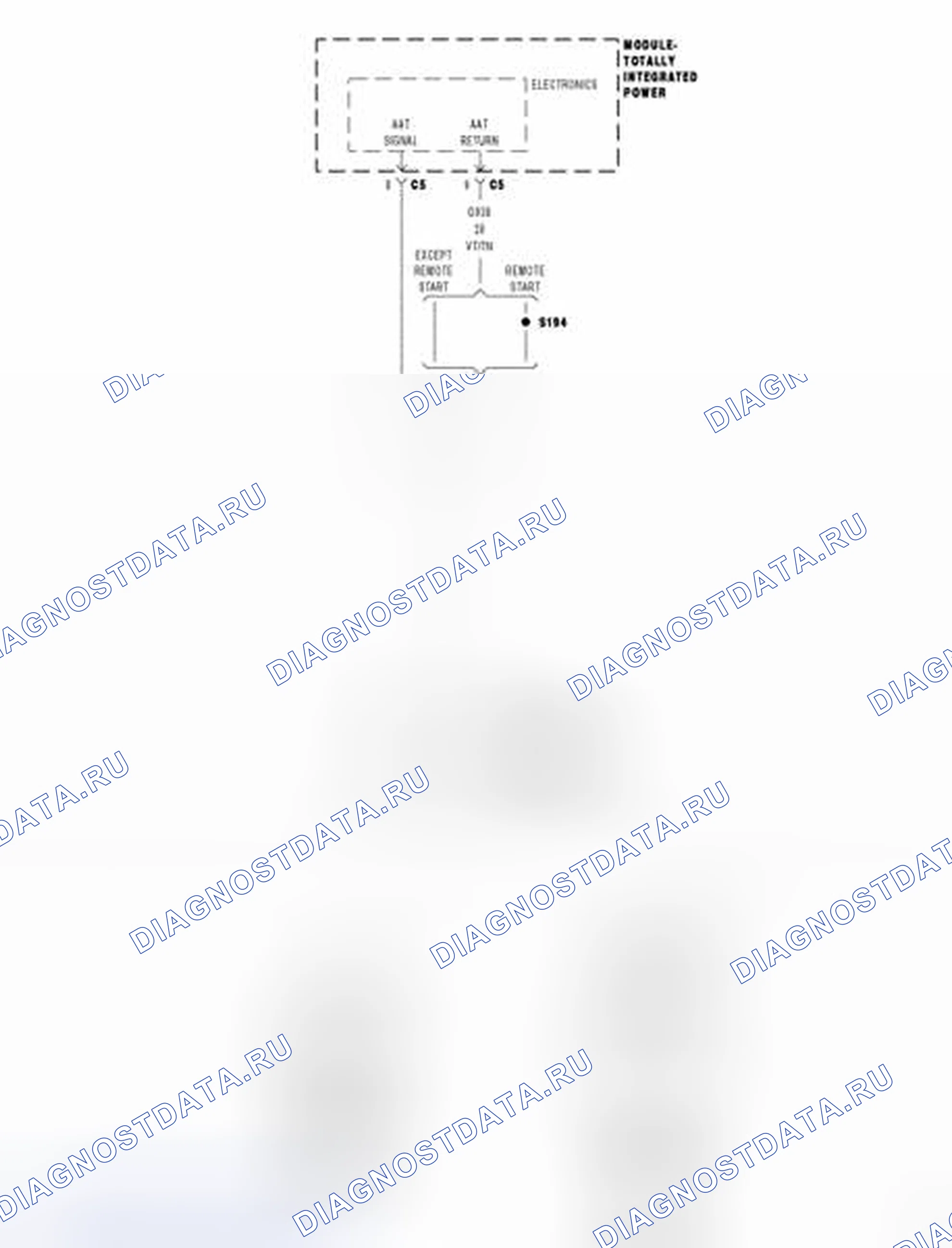 Рис. 725: Принципиальная схема. Dodge Cab & Chassis R3500 HD transition