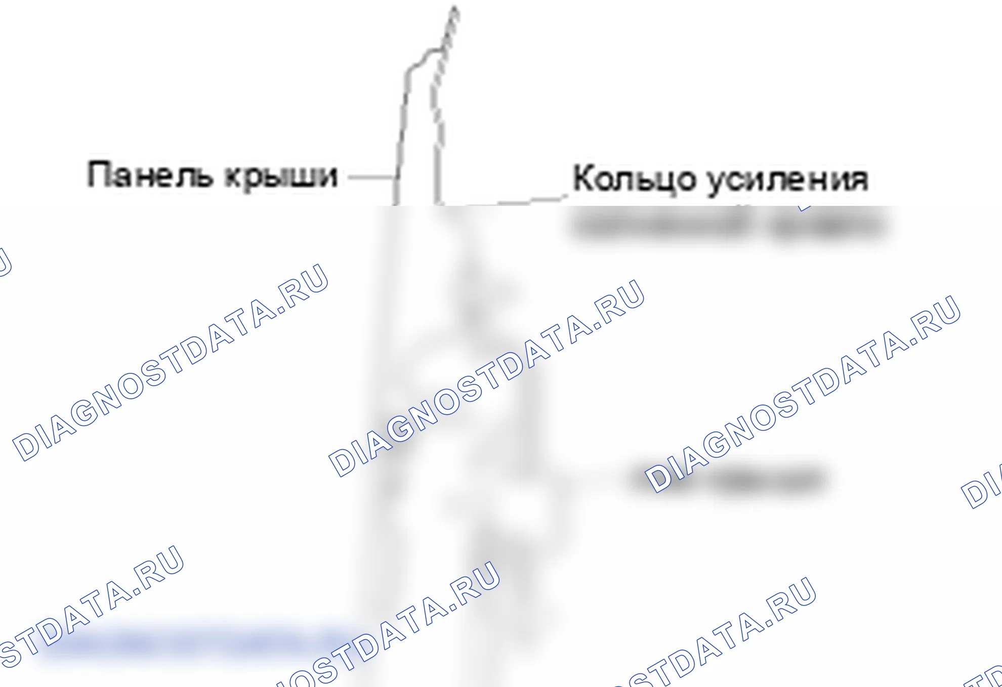 Панель крыши. Hyundai Genesis BH