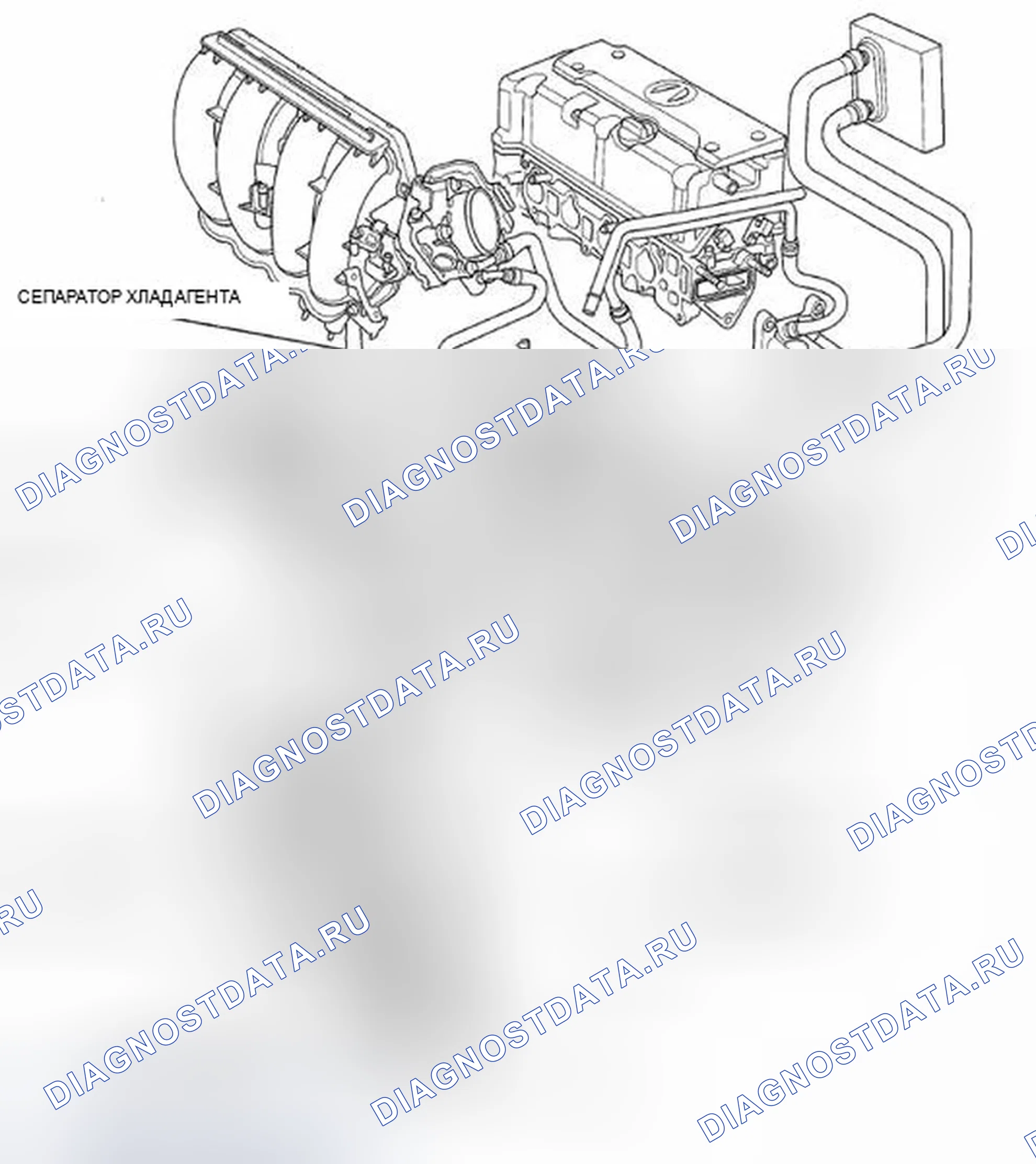 Рис. 79: Указатель расположения компонентов. Acura TSX II