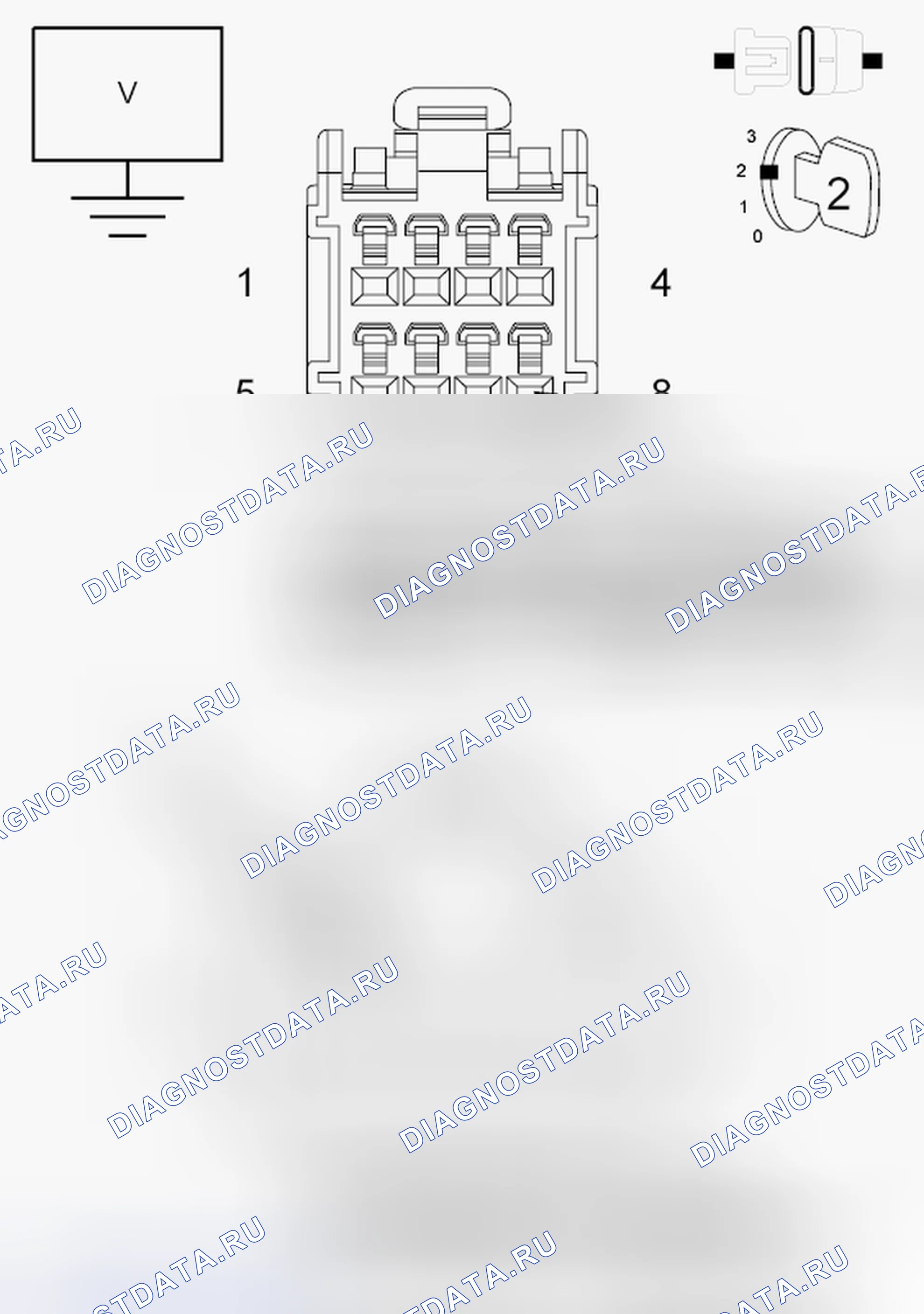 Рис. 61: ДИАГНОСТИЧЕСКИЙ ТЕСТ. Dodge Grand Caravan V