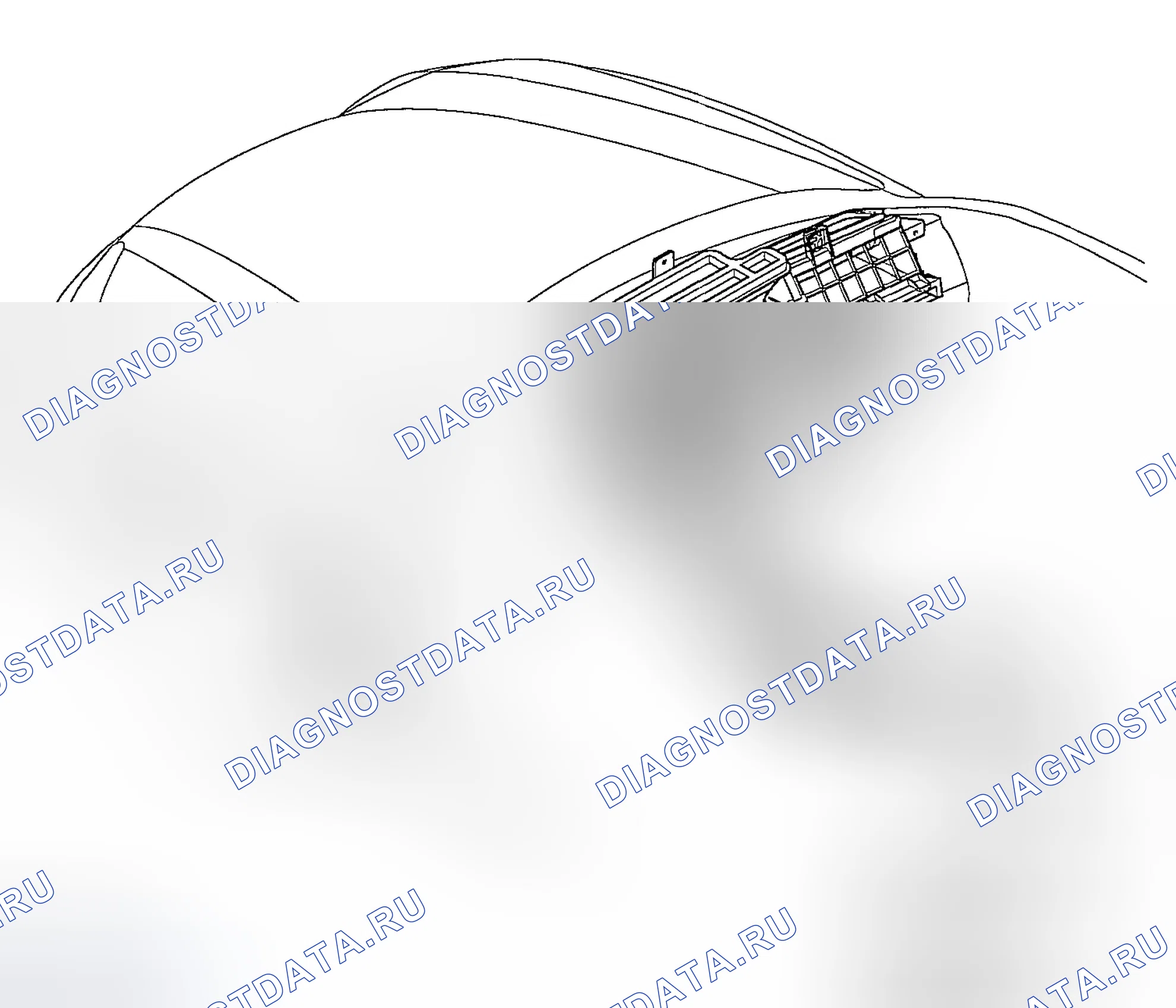 Рис. 8: РАСПОЛОЖЕНИЕ КОМПОНЕНТОВ. Hyundai Tiburon II