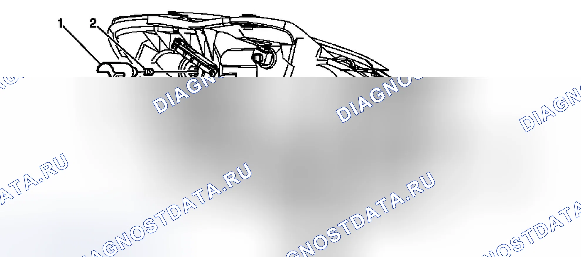 Рис. 91: Замена колбы передней боковой маркерной лампы (анклав). Chevrolet Traverse I