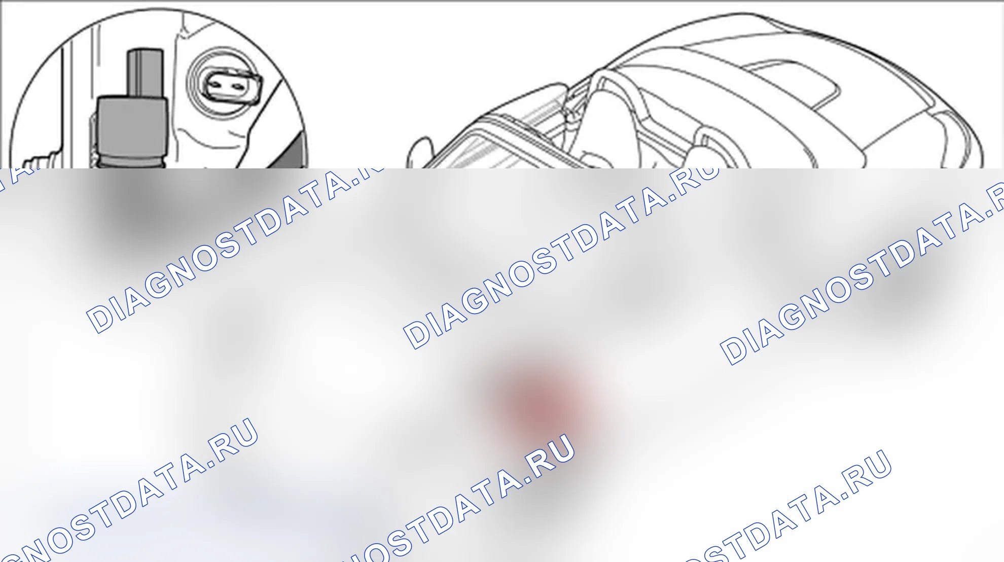 Рис. 55: Обзор насоса для системы омывателя ветрового стекла. Porsche Boxster S 987 рестайлинг
