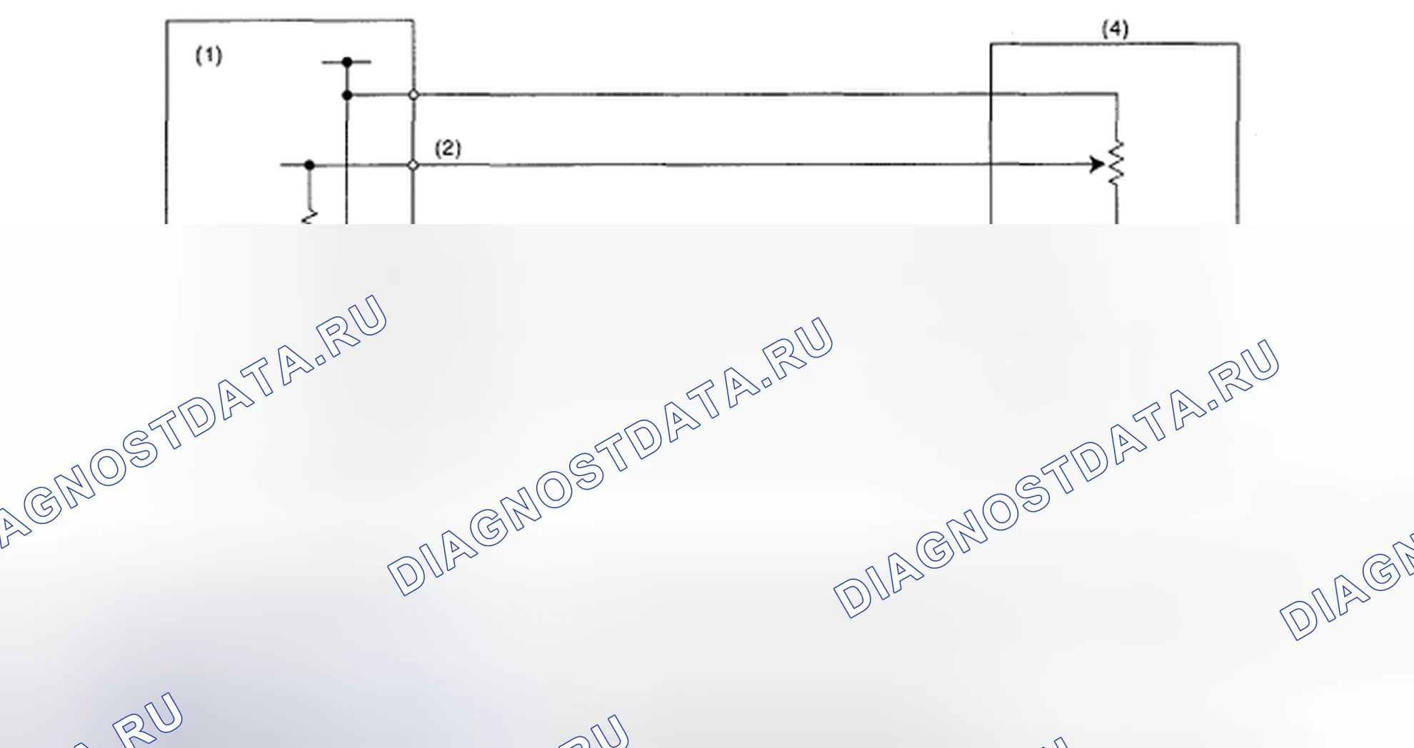 Рис. 97: Принципиальная схема датчика 2 положения педали акселератора. Subaru Impreza GD/GC/GG рестайлинг 2