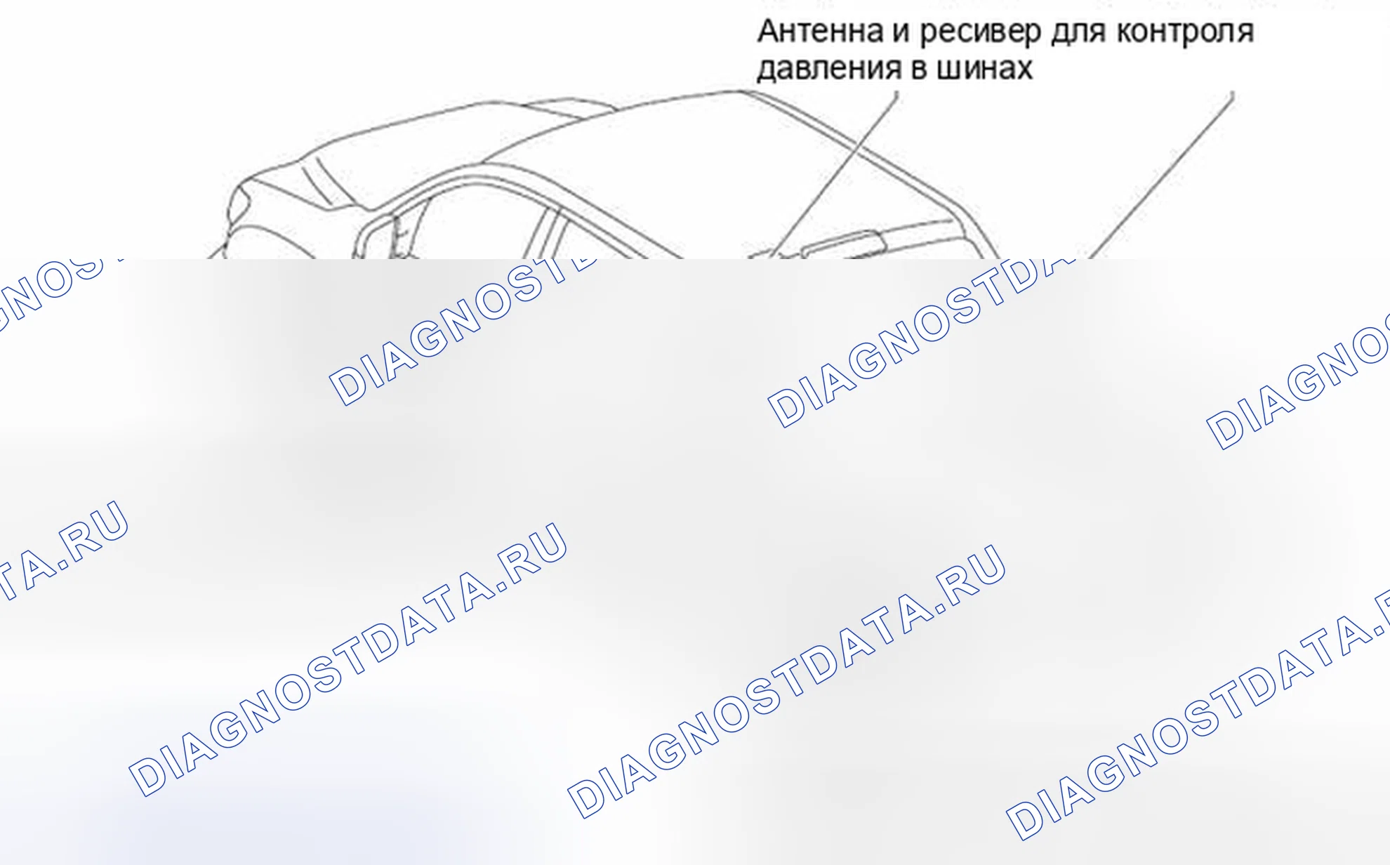 Рис. 165: Расположение ЭБУ кузова (двойная кабина). Toyota Tundra II