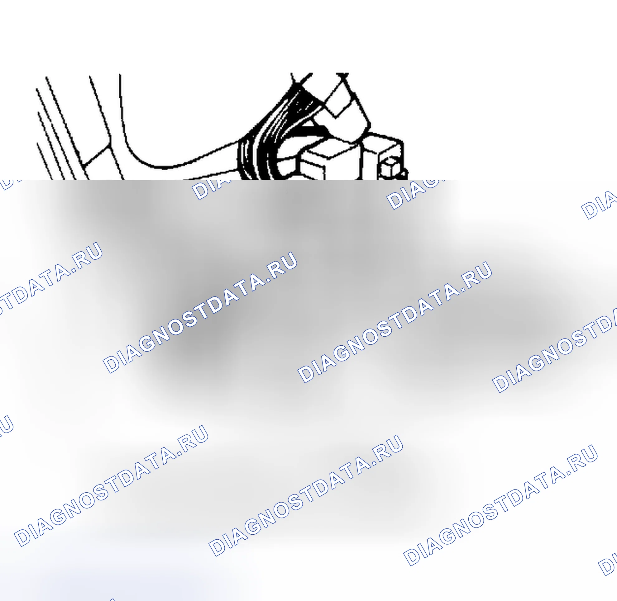 Рис. 1: Расположение компонентов (1 из 15). Mitsubishi Starion I