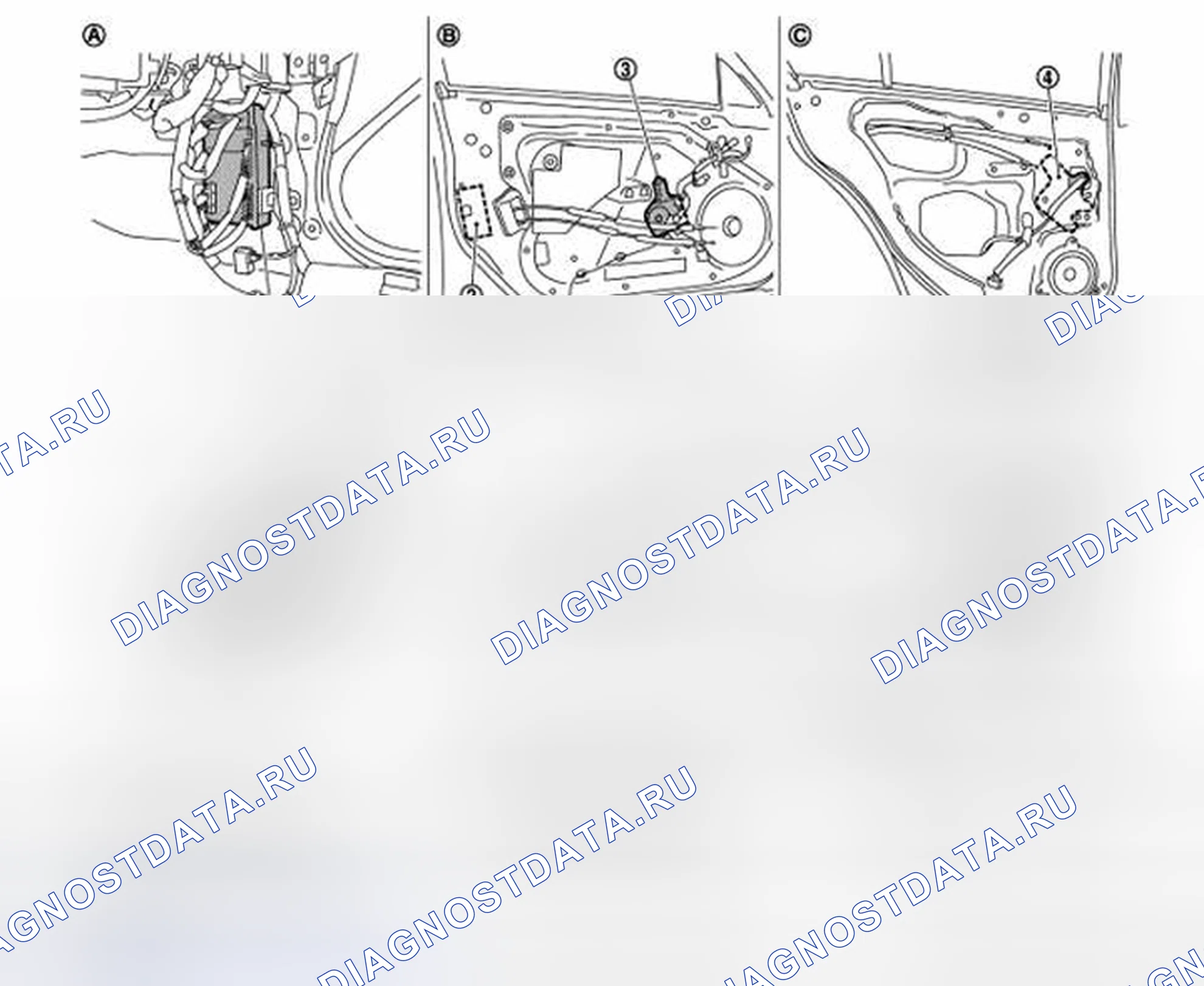 Рис. 32: Расположение компонентов. Infiniti G35 IV
