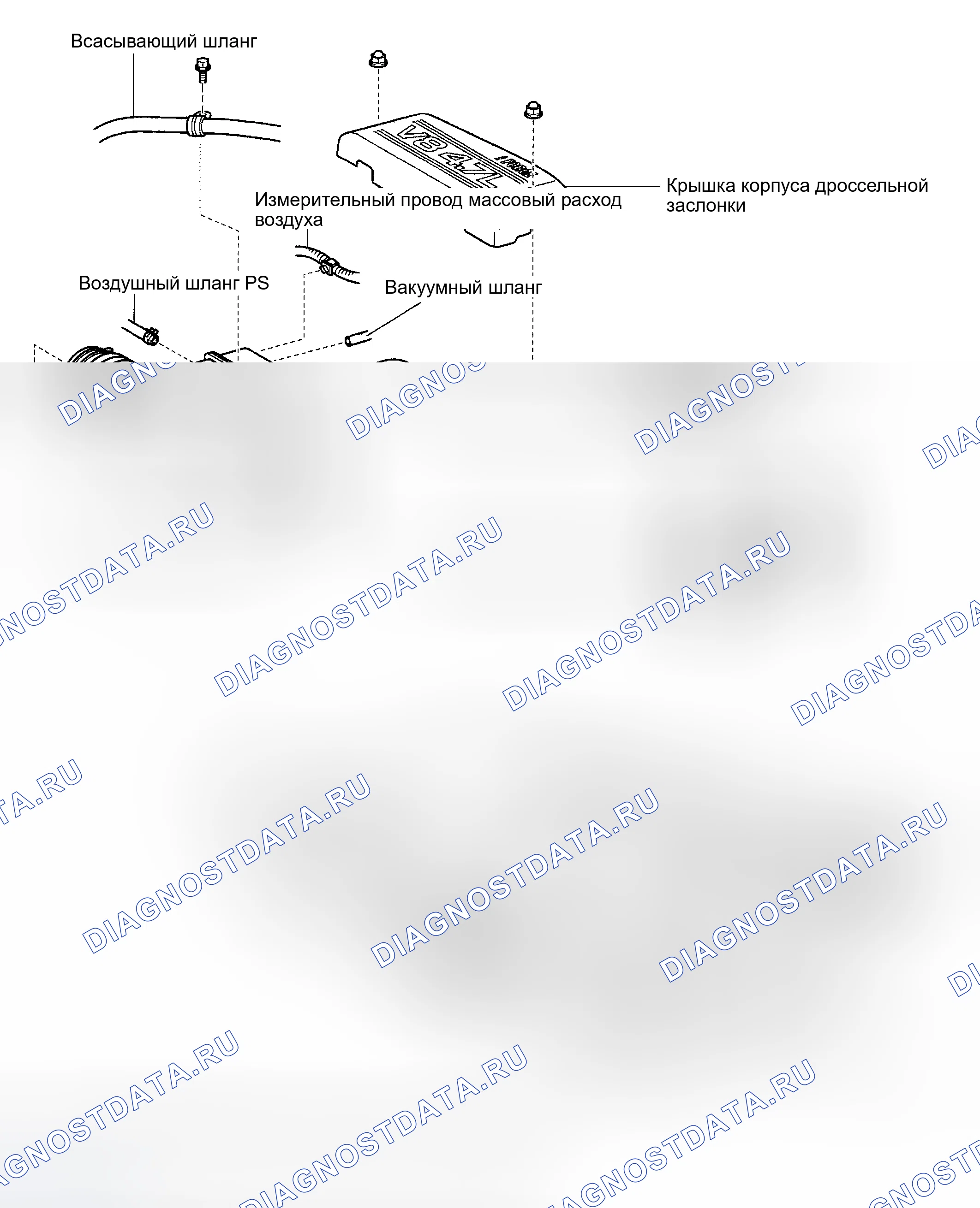 Рис. 12: КОМПОНЕНТЫ. Toyota Sequoia I рестайлинг