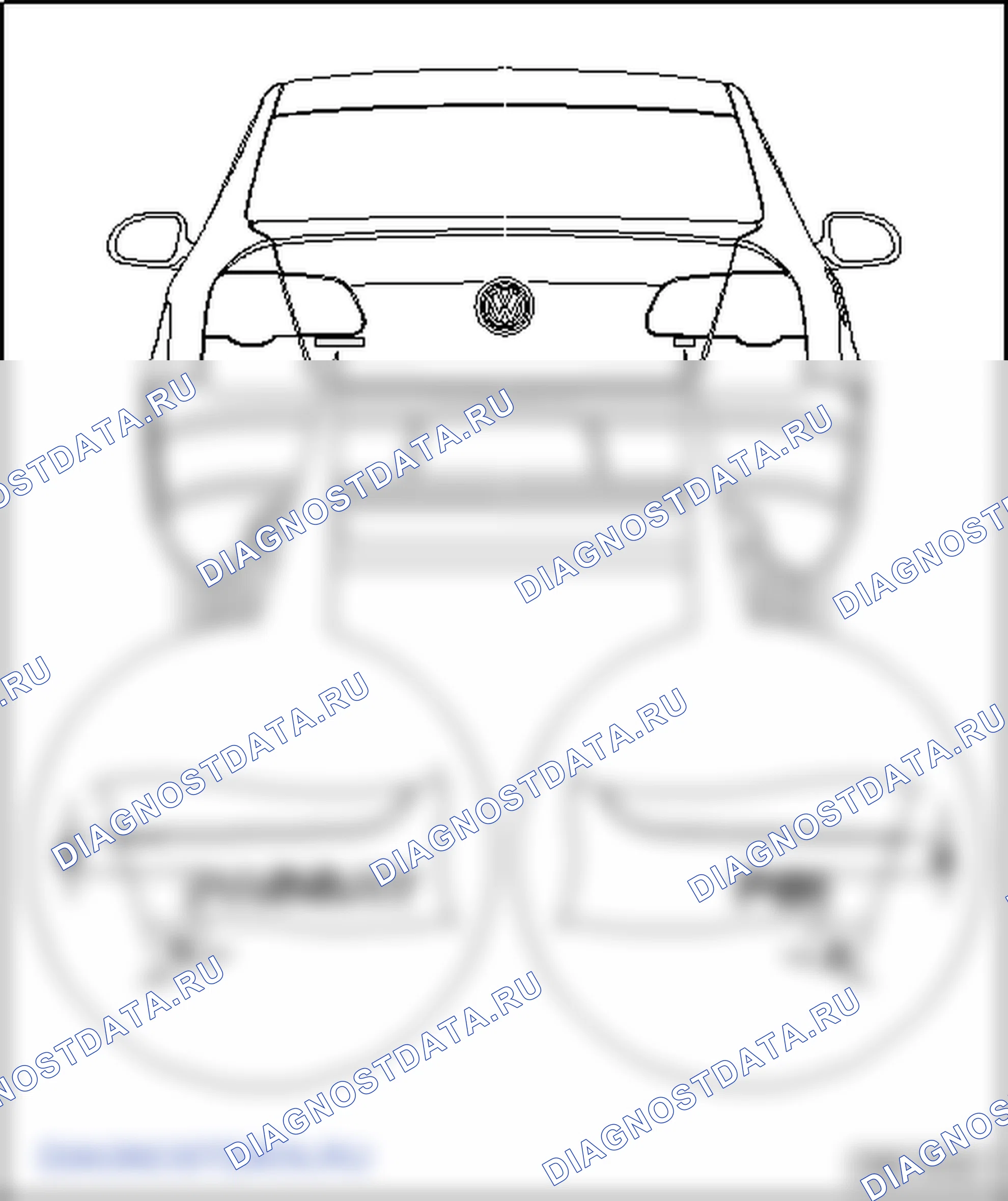 Надписи. Volkswagen Passat B6