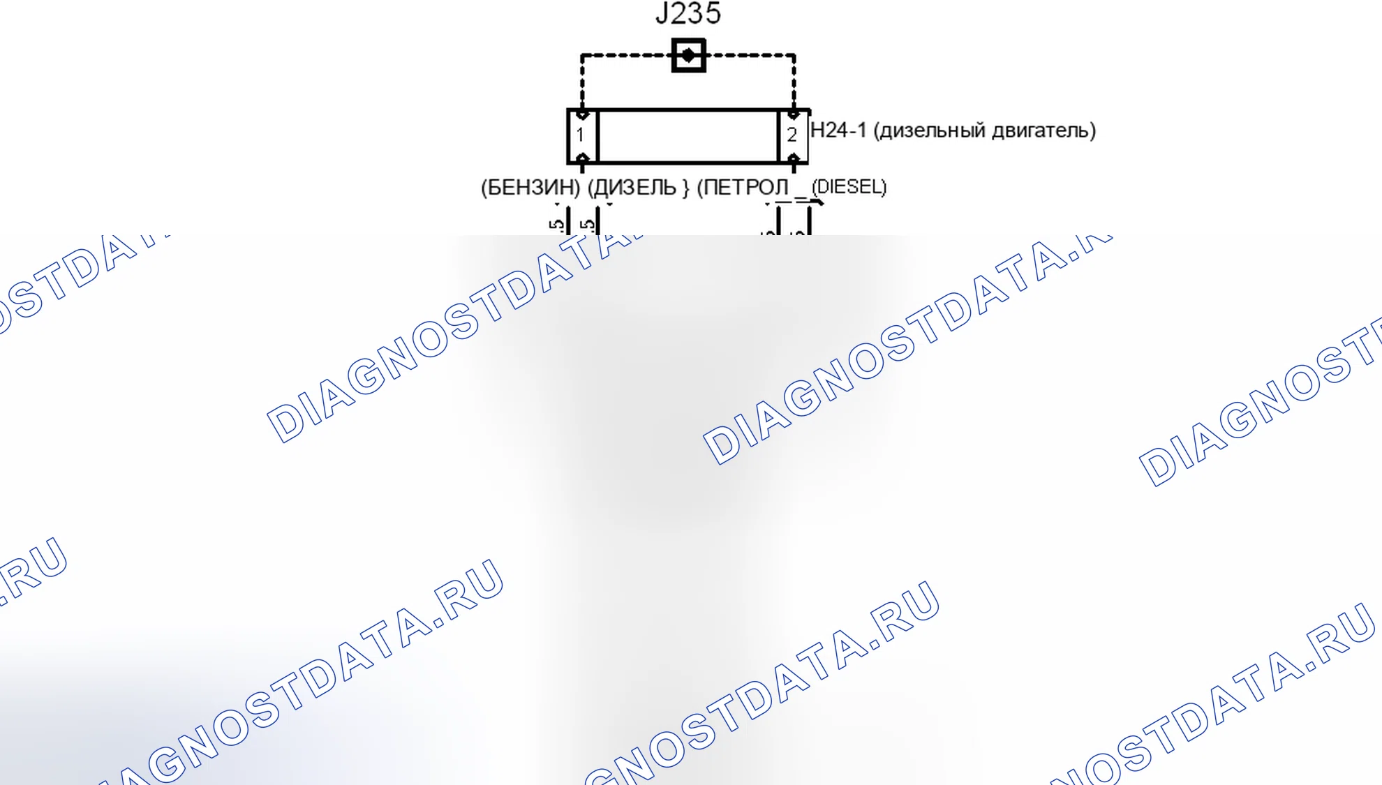 Рис. 35: Обжим J19, жгут двигателя. Kia Picanto III