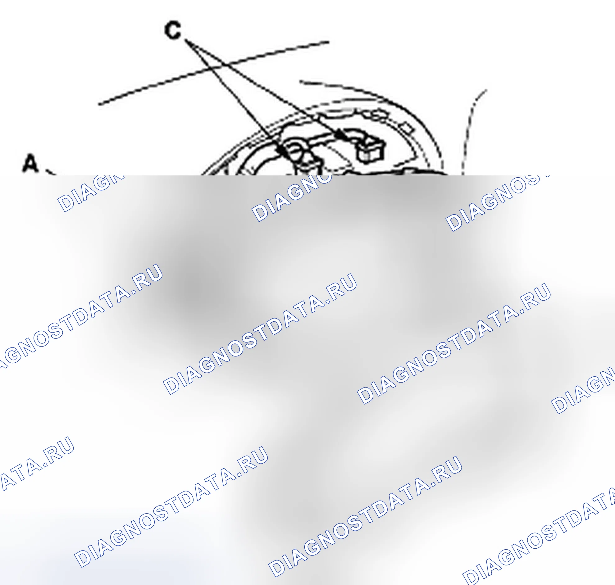 Рис. 15: Замена модуля управления манометром. Honda Odyssey IV