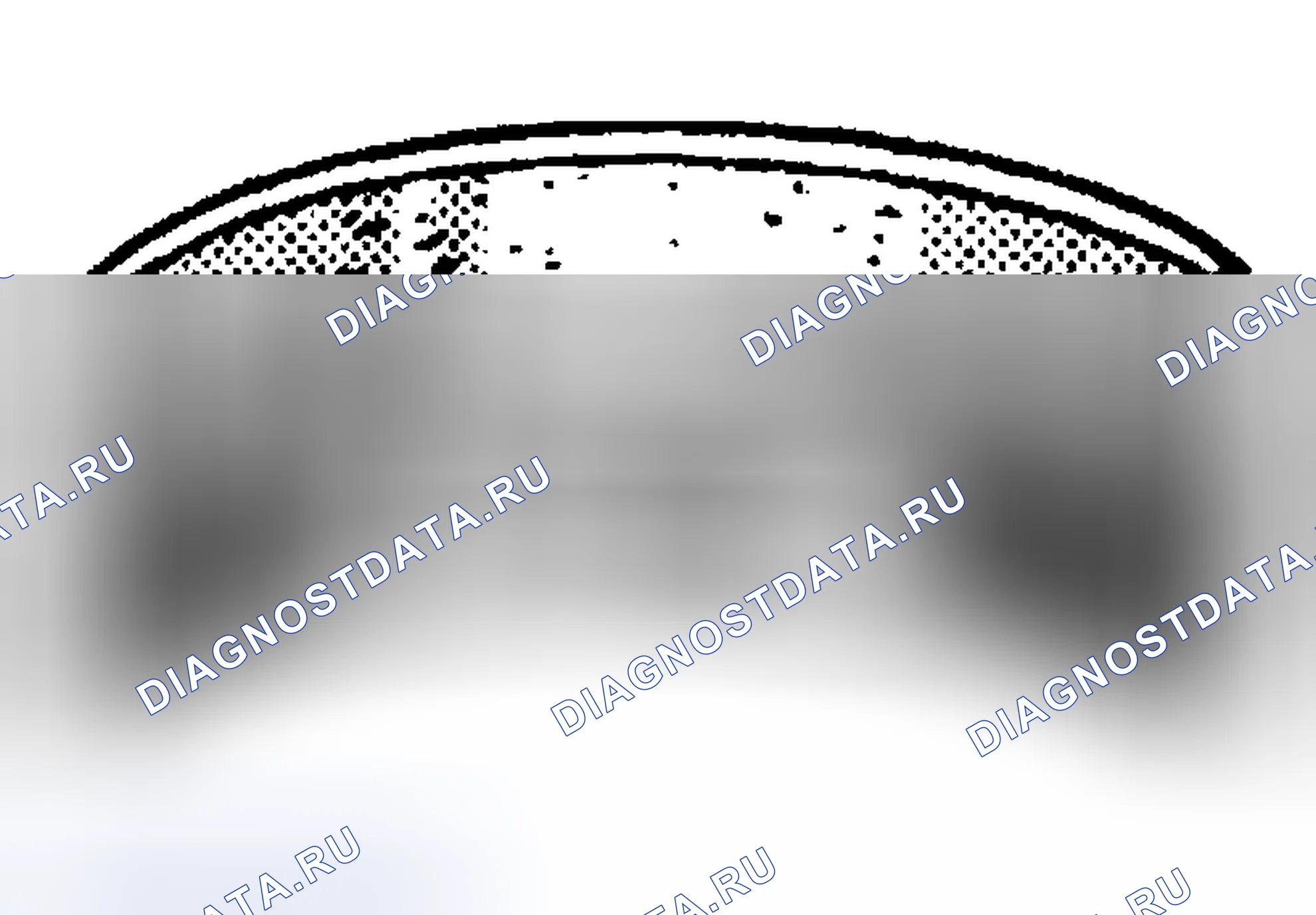 Рис. 107: Проверка подшипников коленчатого вала. Hyundai Terracan I рестайлинг