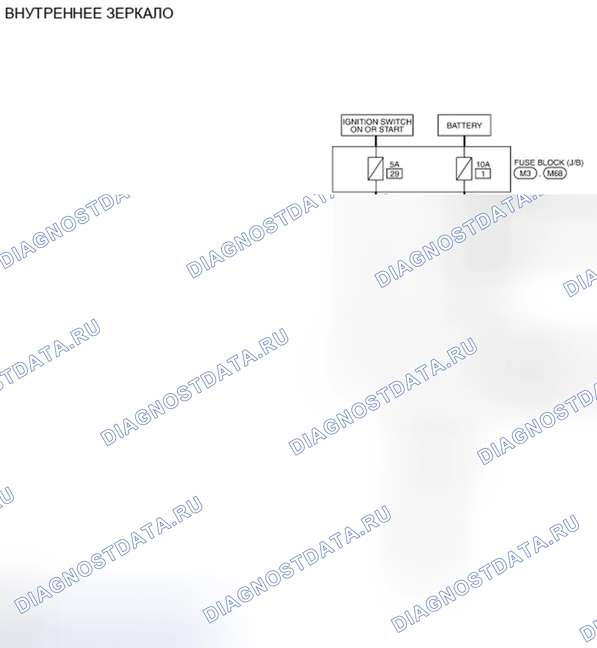 Рис. 16: электросхема. Nissan Pathfinder IV рестайлинг