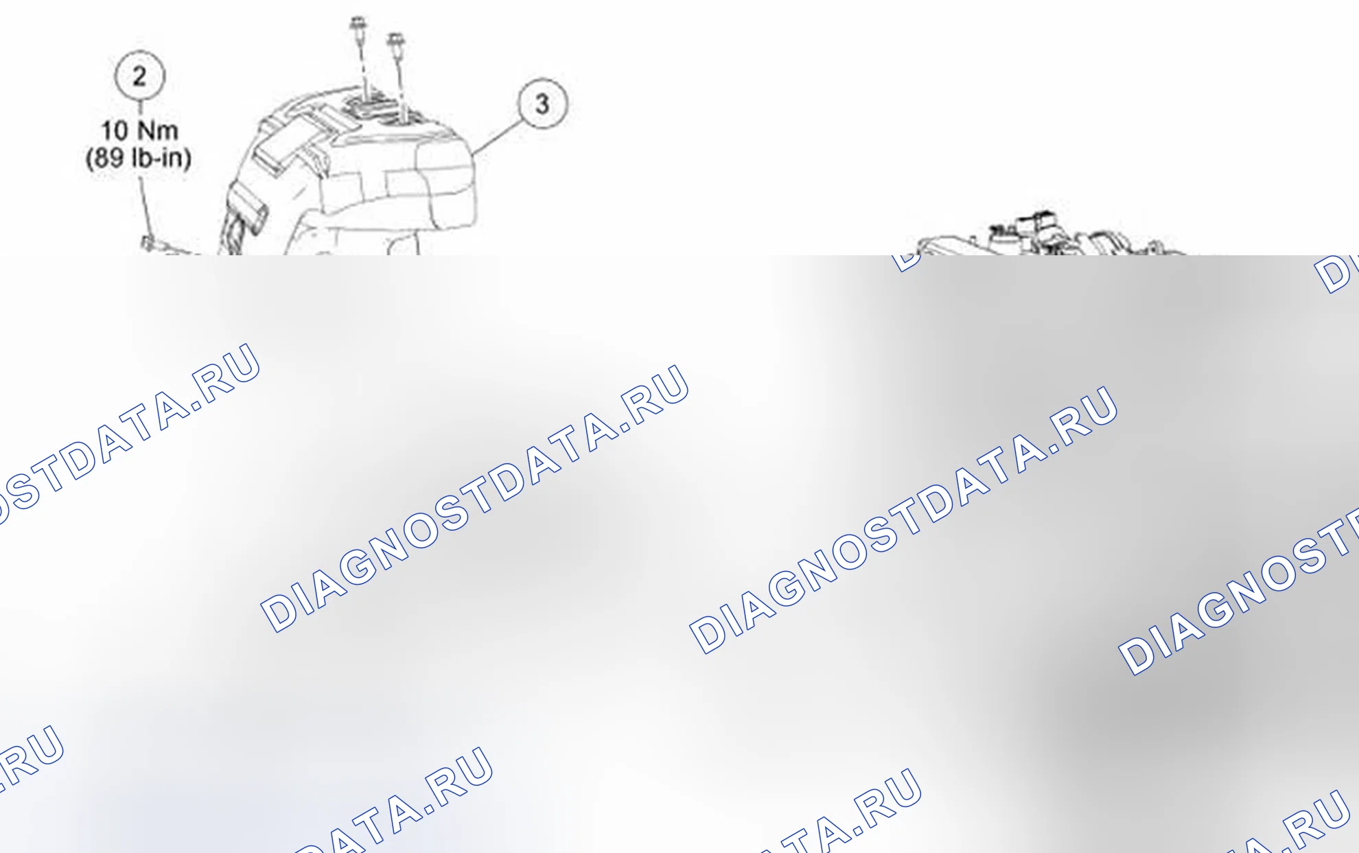 Рис. 307: Выпускной коллектор. Ford Escape I рестайлинг 2