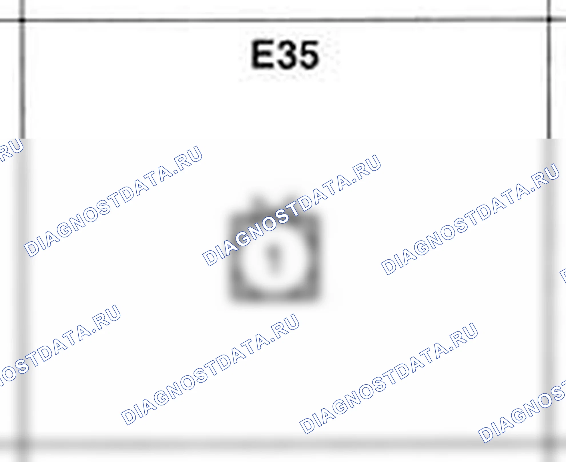 Распиновка разъёма E35 — жгута двигателя. Hyundai H-1 A1