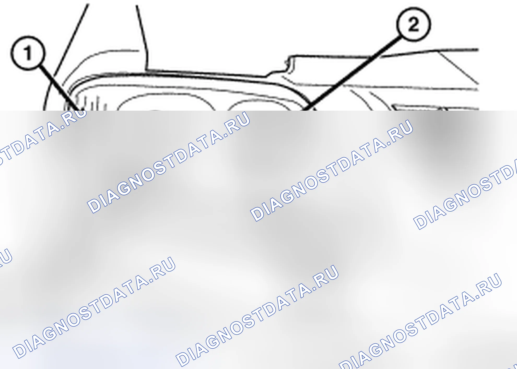 Рис. 19: ЭКСПОРТ ПОЛОЖЕНИЯ ПЕРЕДНЕЙ ЧАСТИ ЛАМПЫ. Chrysler Town & Country V