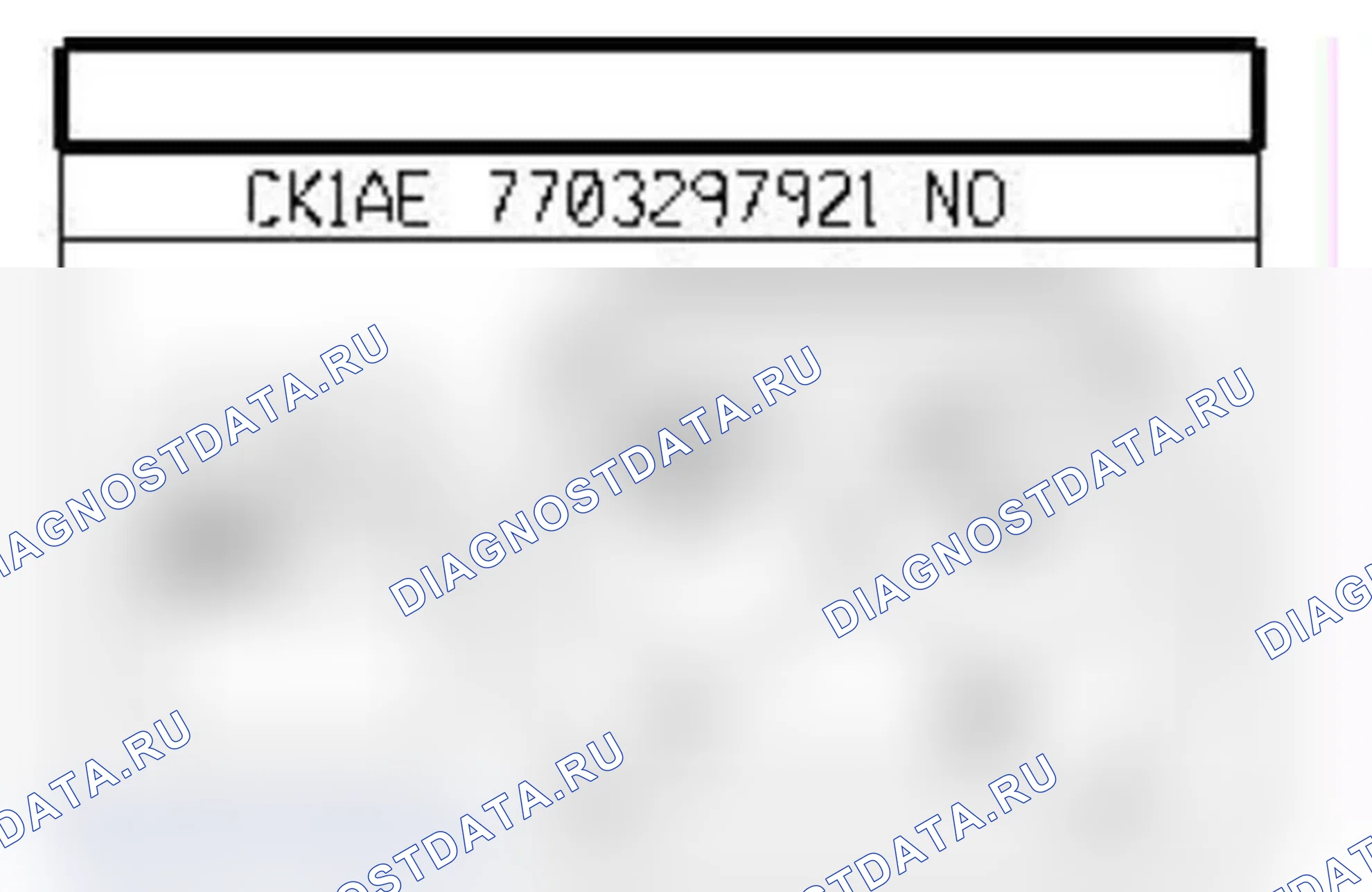 Распиновка разъёма 585 — Пневмодатчик. Renault Master II
