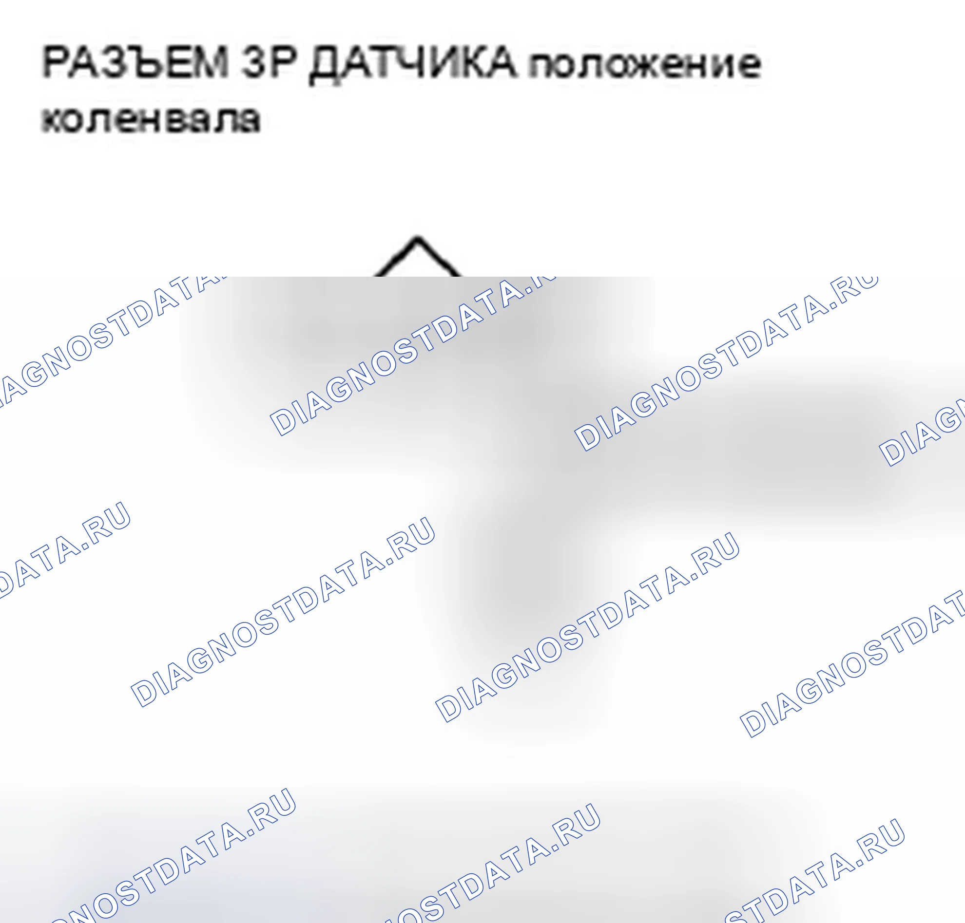 Рис. 506: Сигнал датчика расшифровка кода ошибки P0335: Ckp. Honda CR-V III рестайлинг