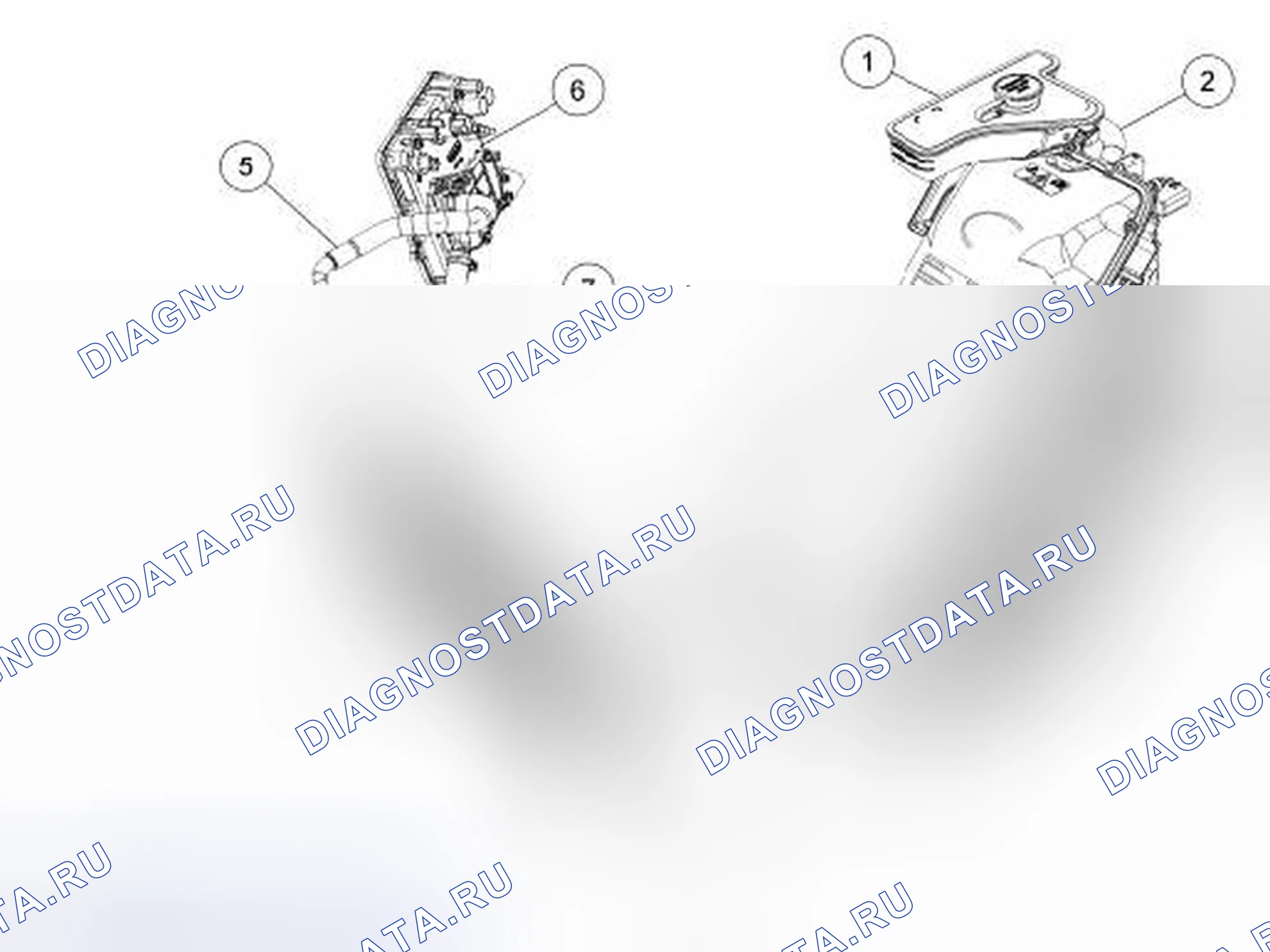 Рис. 111: Электронная система охлаждения двигателя (MECS). Hyundai Lafesta I