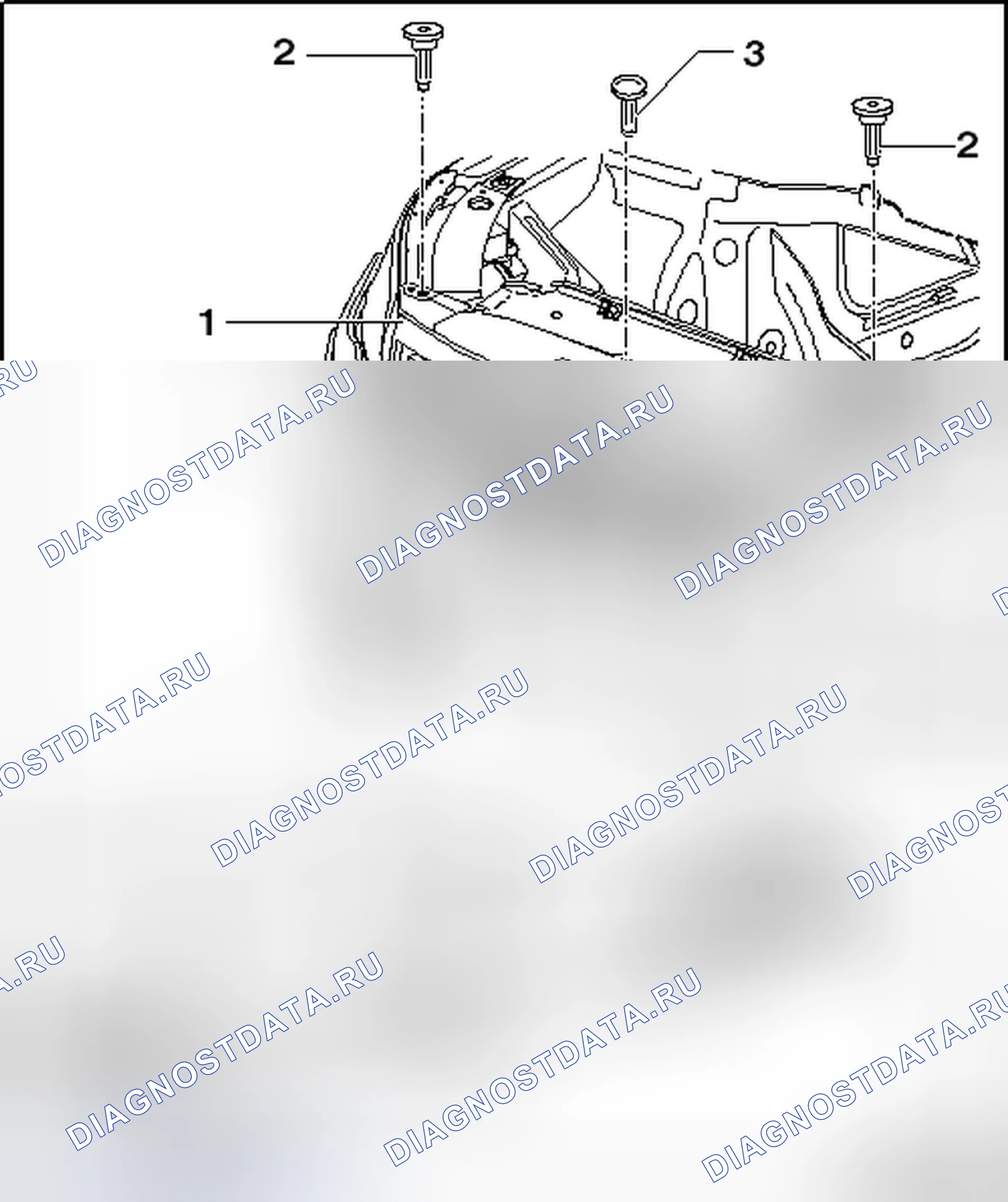 Рис. 18: РЕШЕТКА РАДИАТОРА ПО ИЮНЬ 2011 ГОДА. Volkswagen Tiguan I