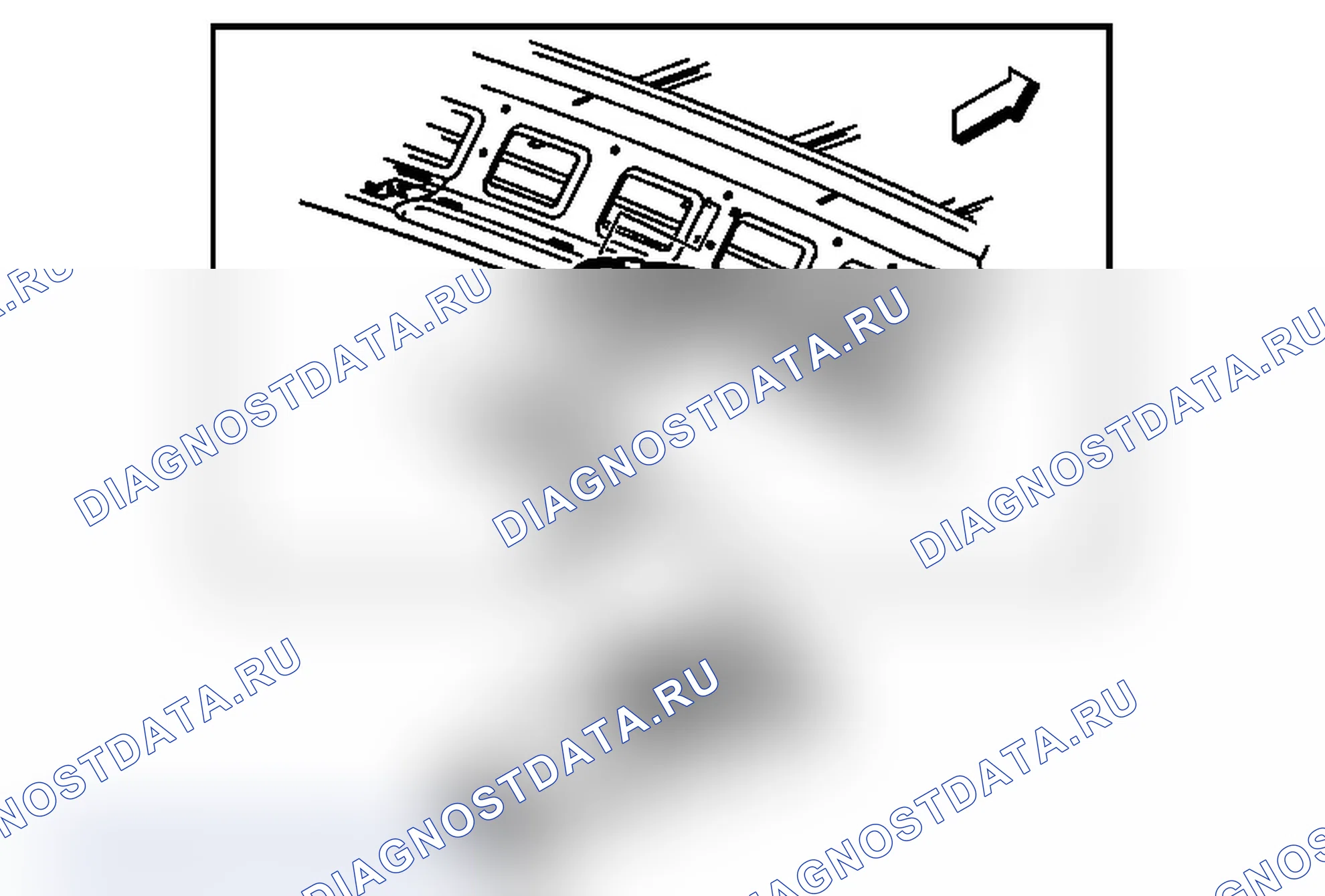 Рис. 39: Замена антенны приемника замка двери дистанционного управления (Avalanche/Escalade EXT). Chevrolet Tahoe III