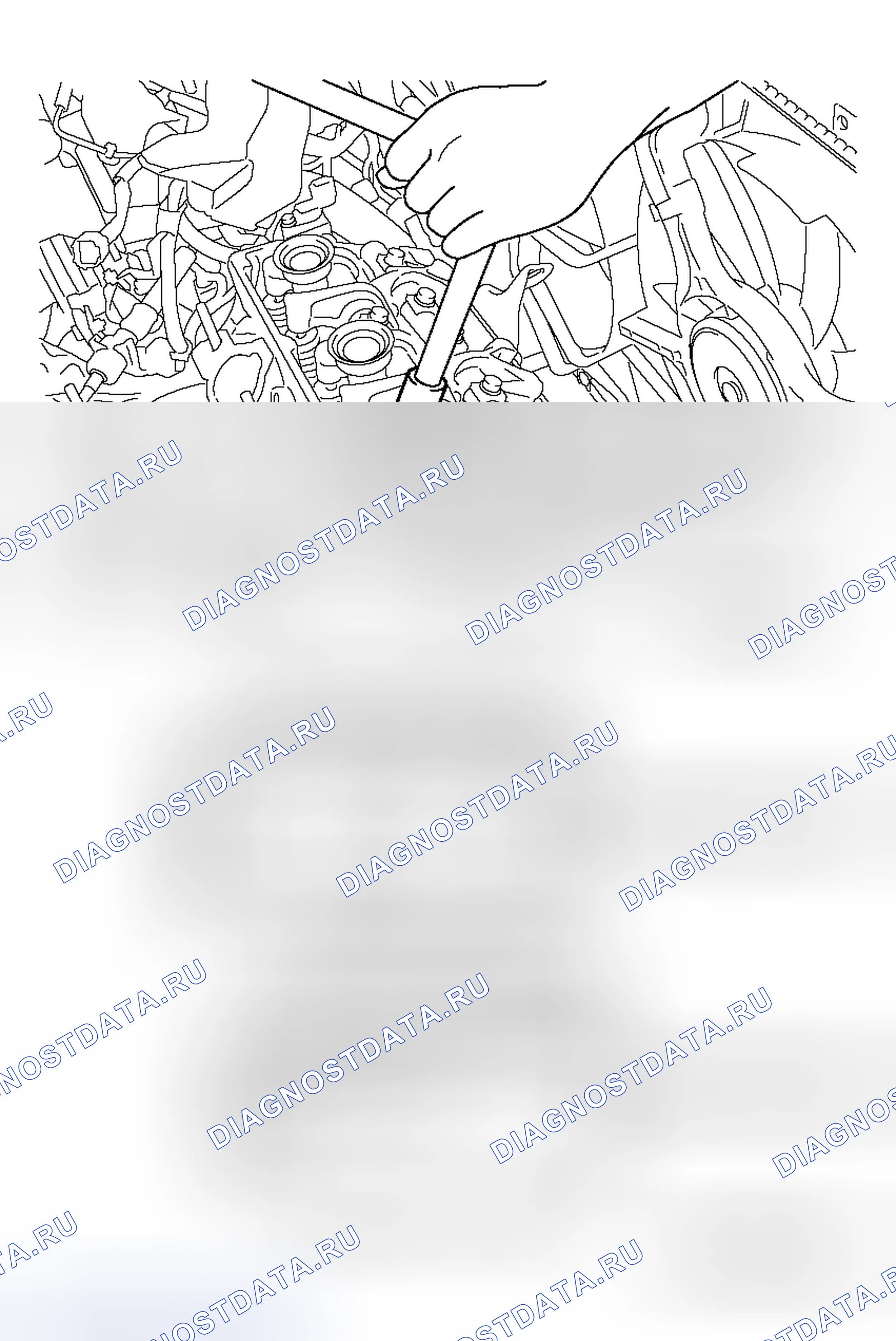Рис. 51: < < A > > ДЕМОНТАЖ ГОЛОВКИ БЛОКА ЦИЛИНДРОВ В СБОРЕ. Mitsubishi Endeavor I