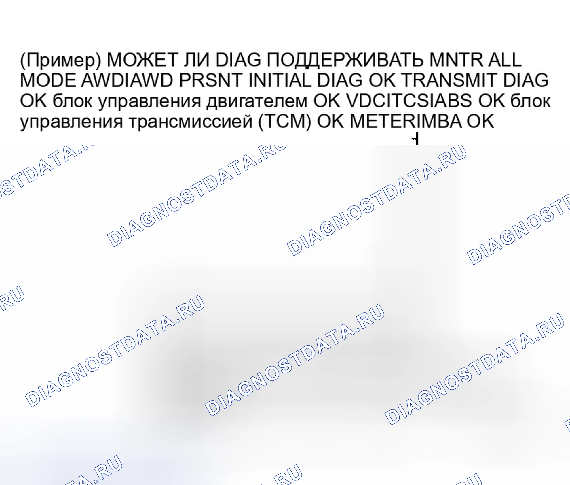 Рис. 24: ОПИСАНИЕ ЭКРАНА " CAN DIAG SUPPORT Mntr " ДЛЯ БЛОКА УПРАВЛЕНИЯ ПЕРЕДАЧЕЙ. Honda Torneo I