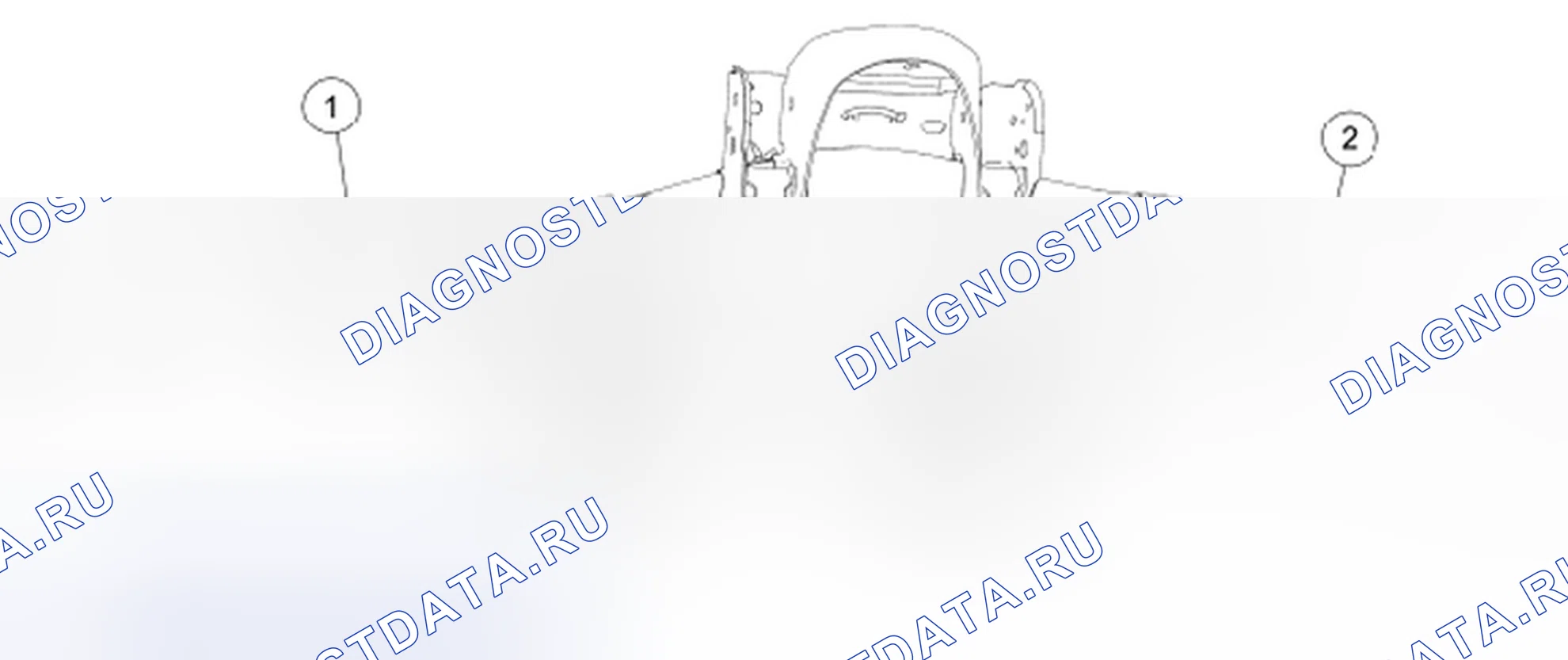 Рис. 148: звуковой сигнал передней рамы. Ford Pickup F250 Super Duty II