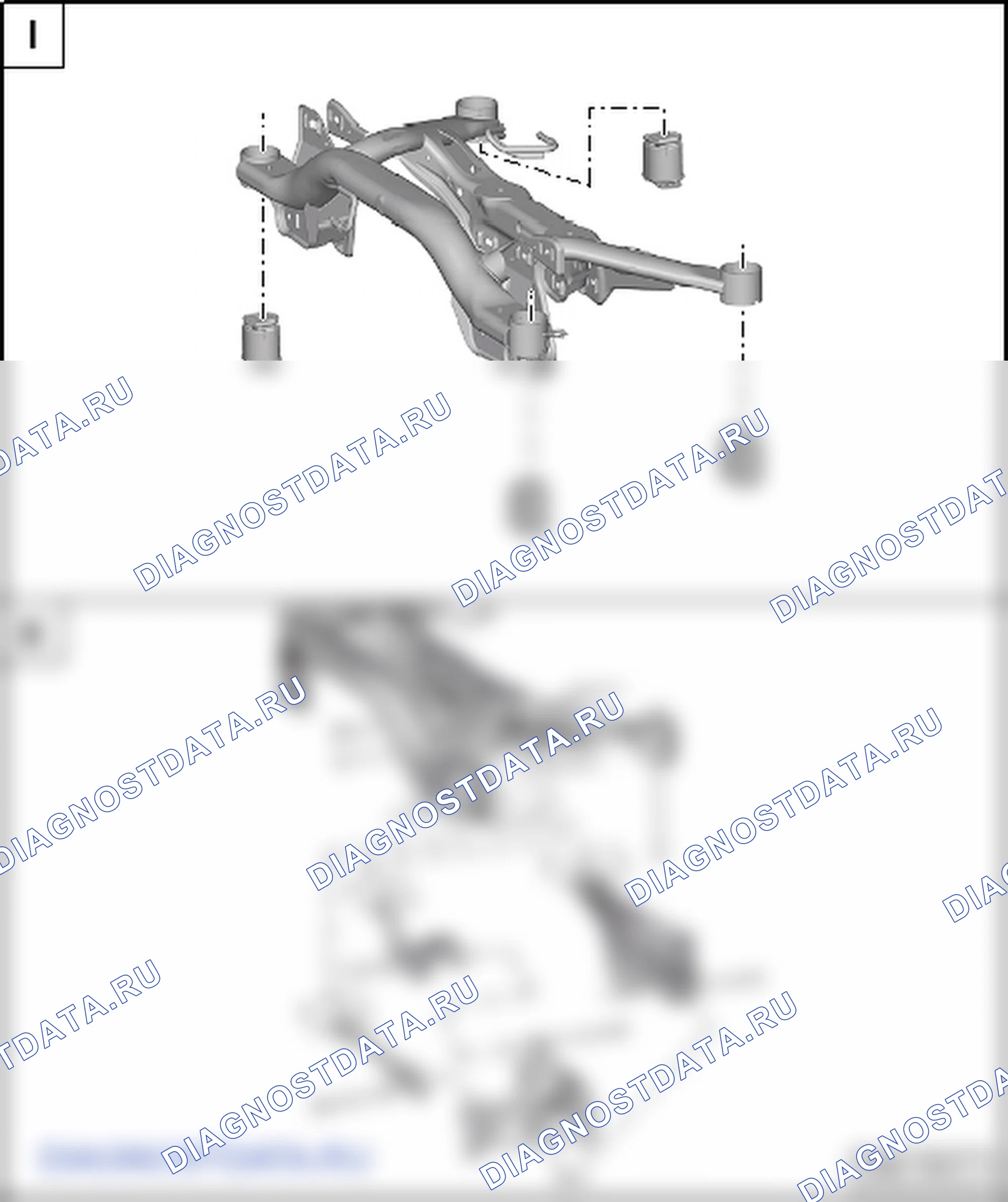 Детали и узлы задней подвески. SEAT Alhambra Ii
