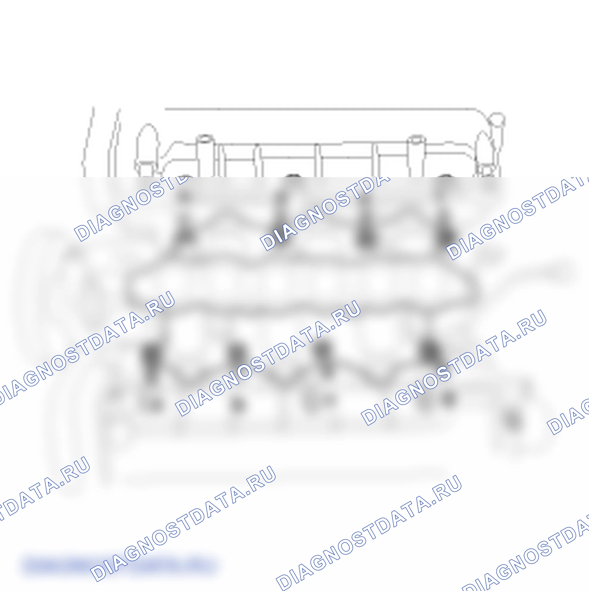 Установка впускного коллектора. Hyundai Santa Fe CM