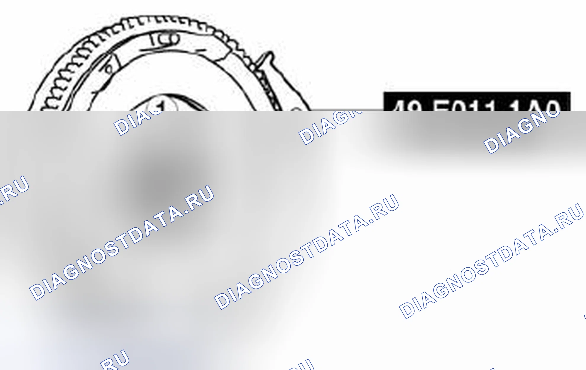 Рис. 43: Примечания по монтажу маховика. Mazda 3 BL рестайлинг