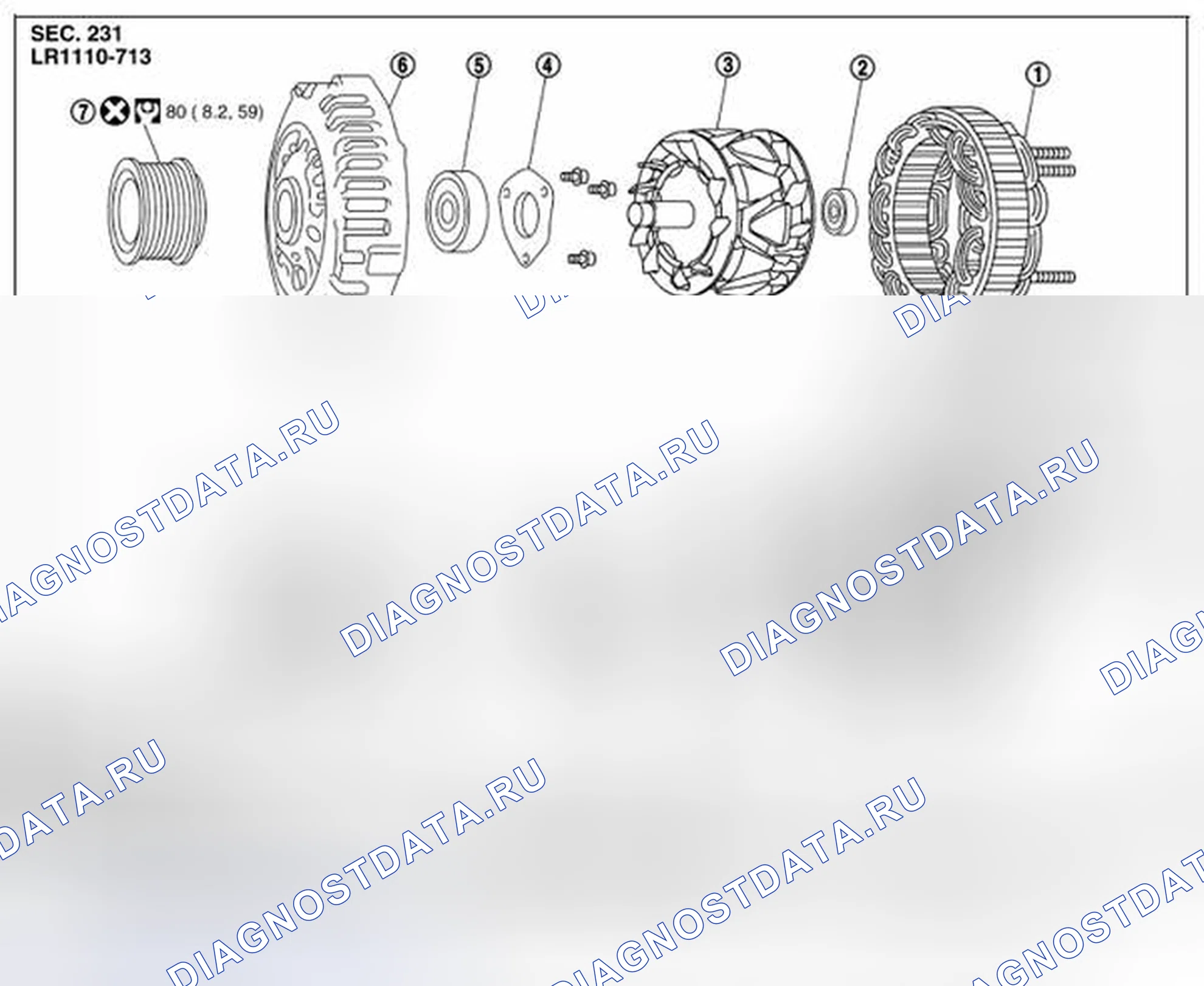 Рис. 28: Разборка и сборка. Nissan X-Trail I