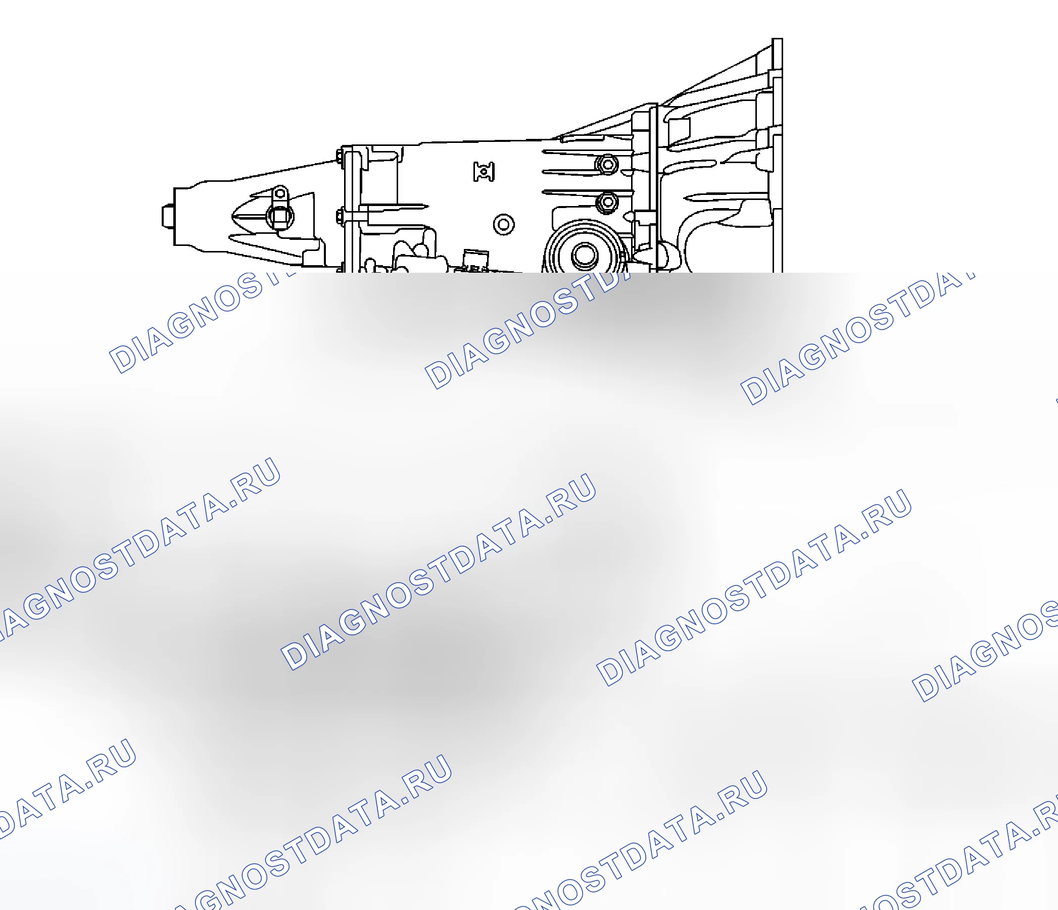 Рис. 41: Идентификационная информация передачи. GMC Savana H1500 