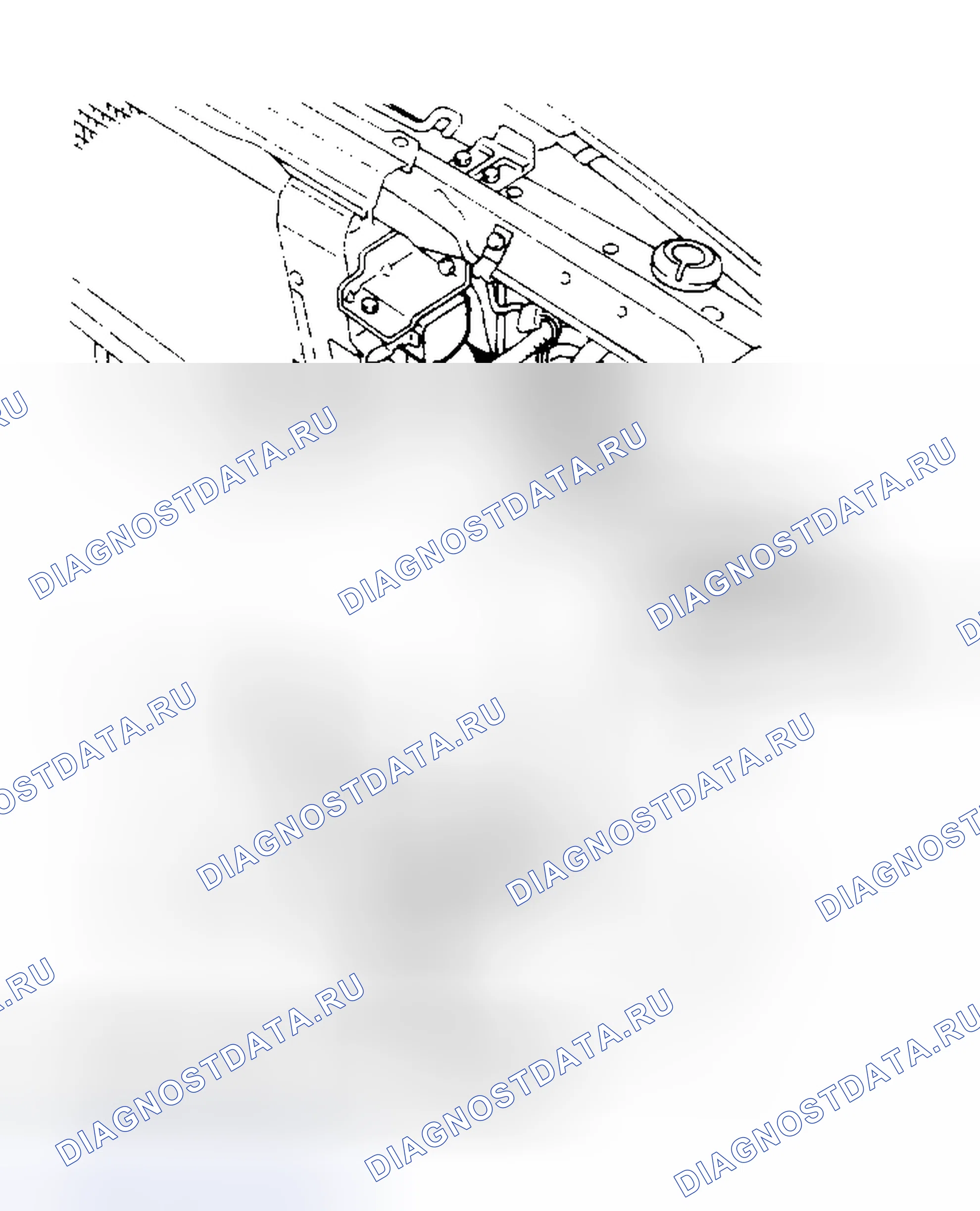 Рис. 8: ПЕРЕДНИЕ ДАТЧИКИ УДАРА. Mitsubishi Montero II