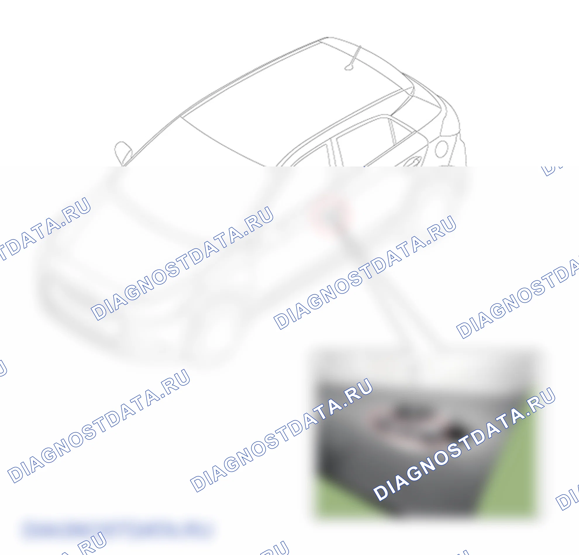 Расположение деталей внешней ручки передней двери. Hyundai i20 GB