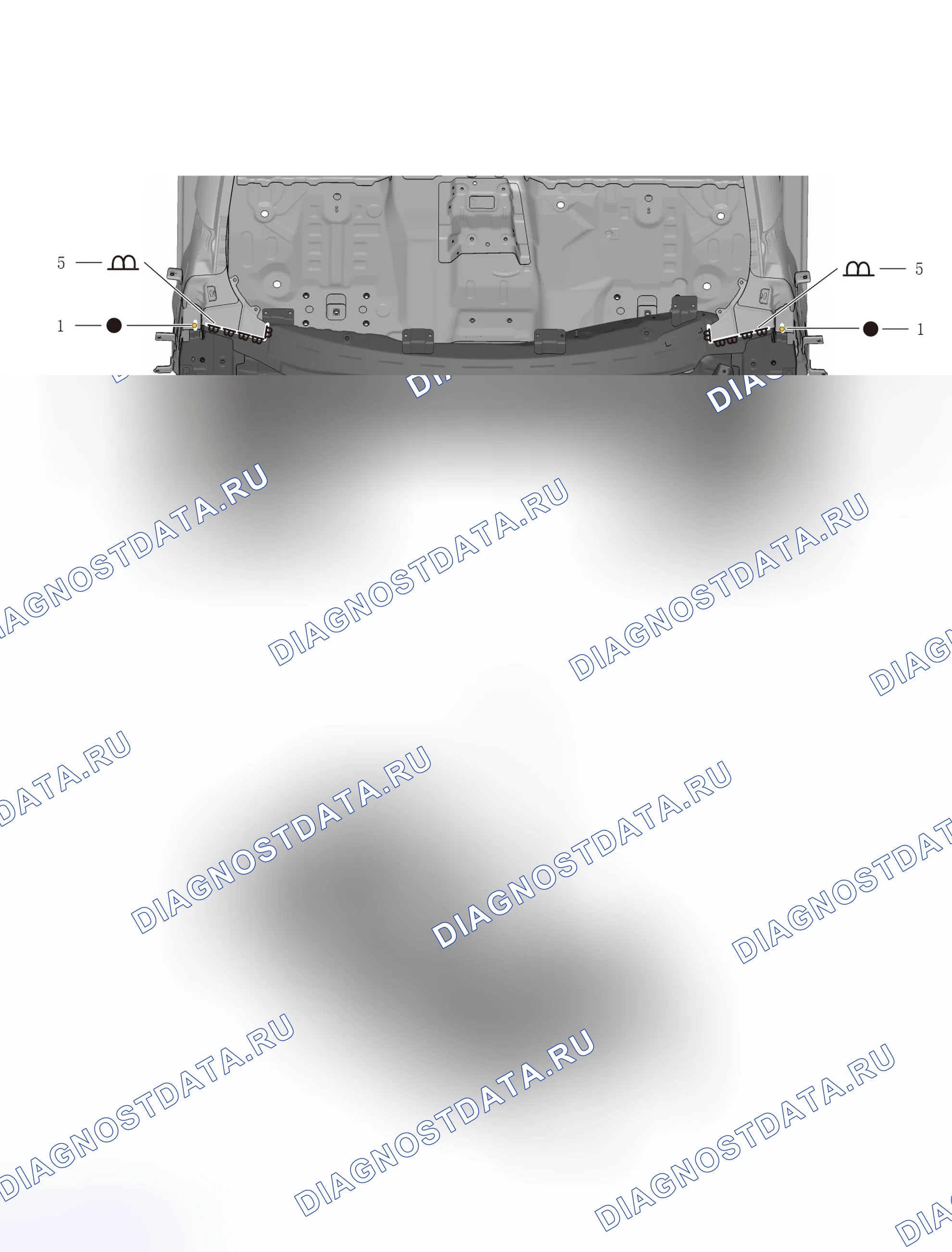 Верхний узел переднего периметра — Haval F7. Haval F7 I