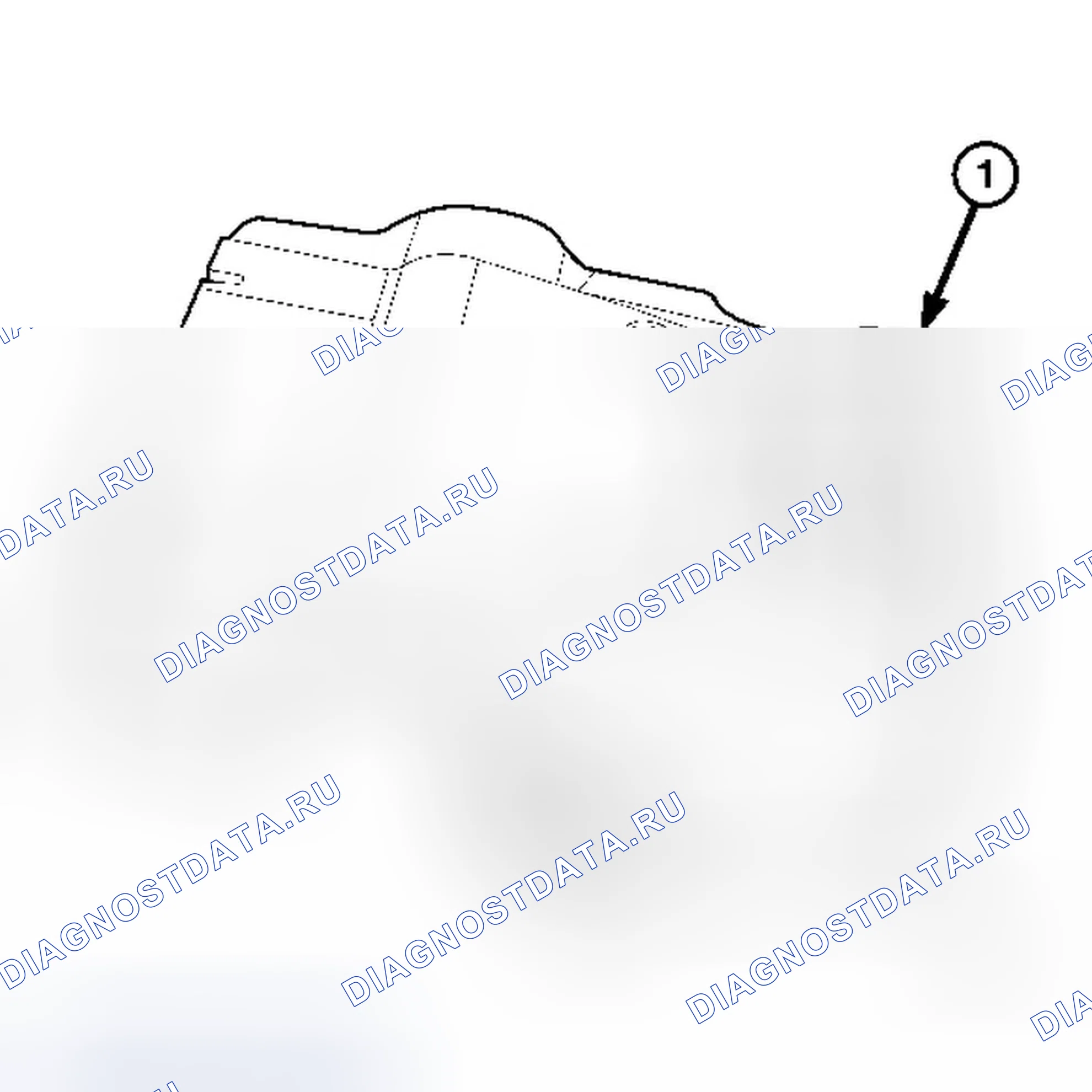 Рис. 642: КРЫШКА ДВИГАТЕЛЯ. Jeep Grand Cherokee WK