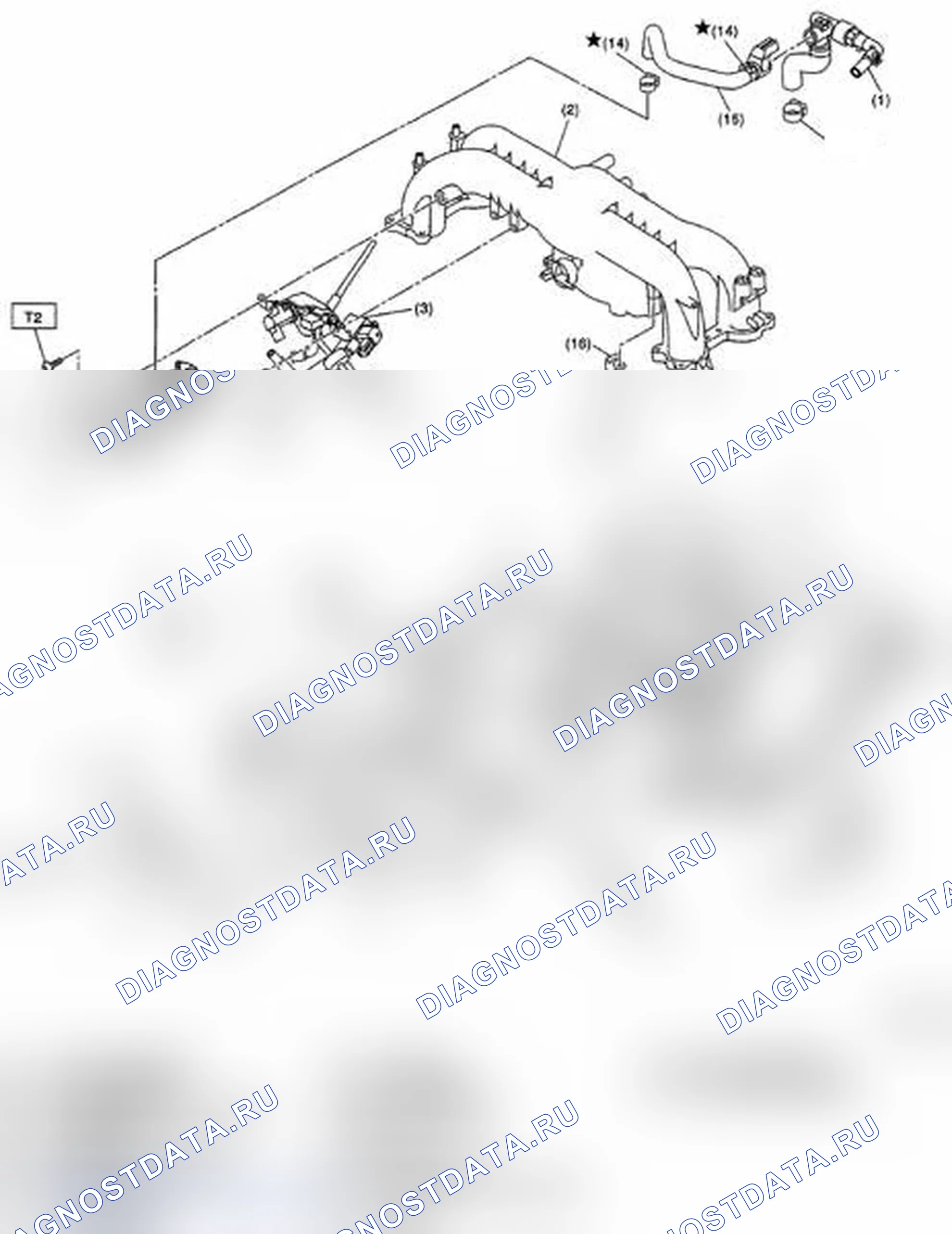 Рис. 303: ВПУСКНОЙ КАНАЛ. Subaru Impreza WRX STI GR