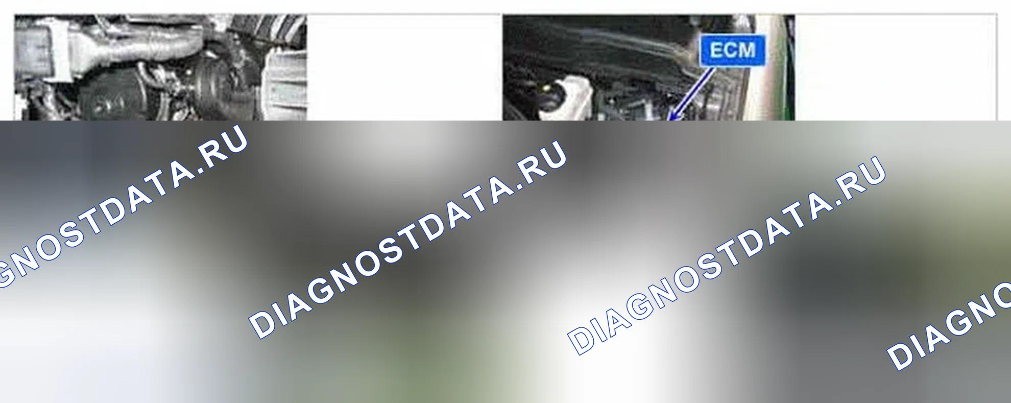 Рис. 46: Расположение компонентов. Hyundai Genesis I рестайлинг