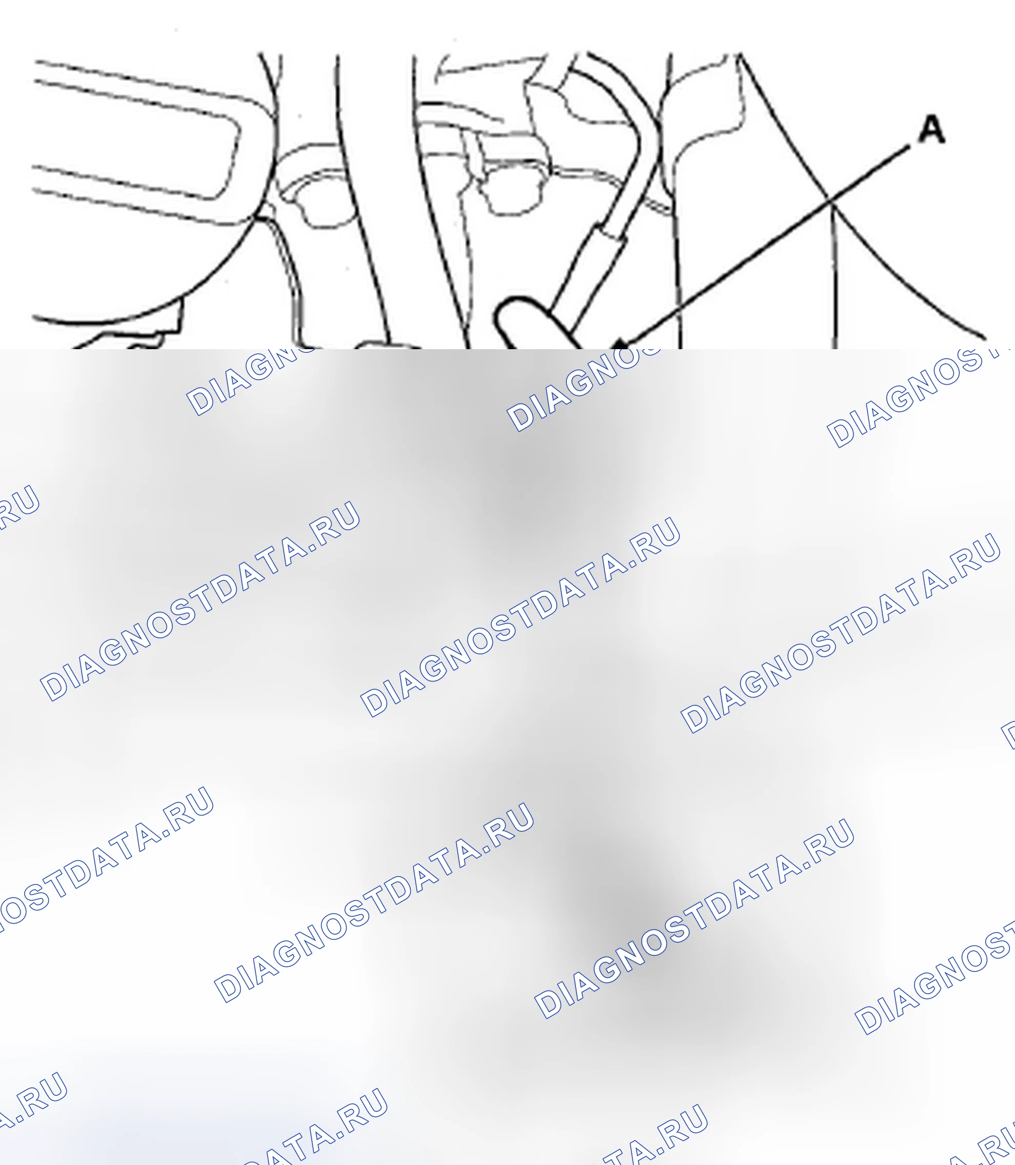 Рис. 579: Проверка уровня ATF. Acura ZDX I