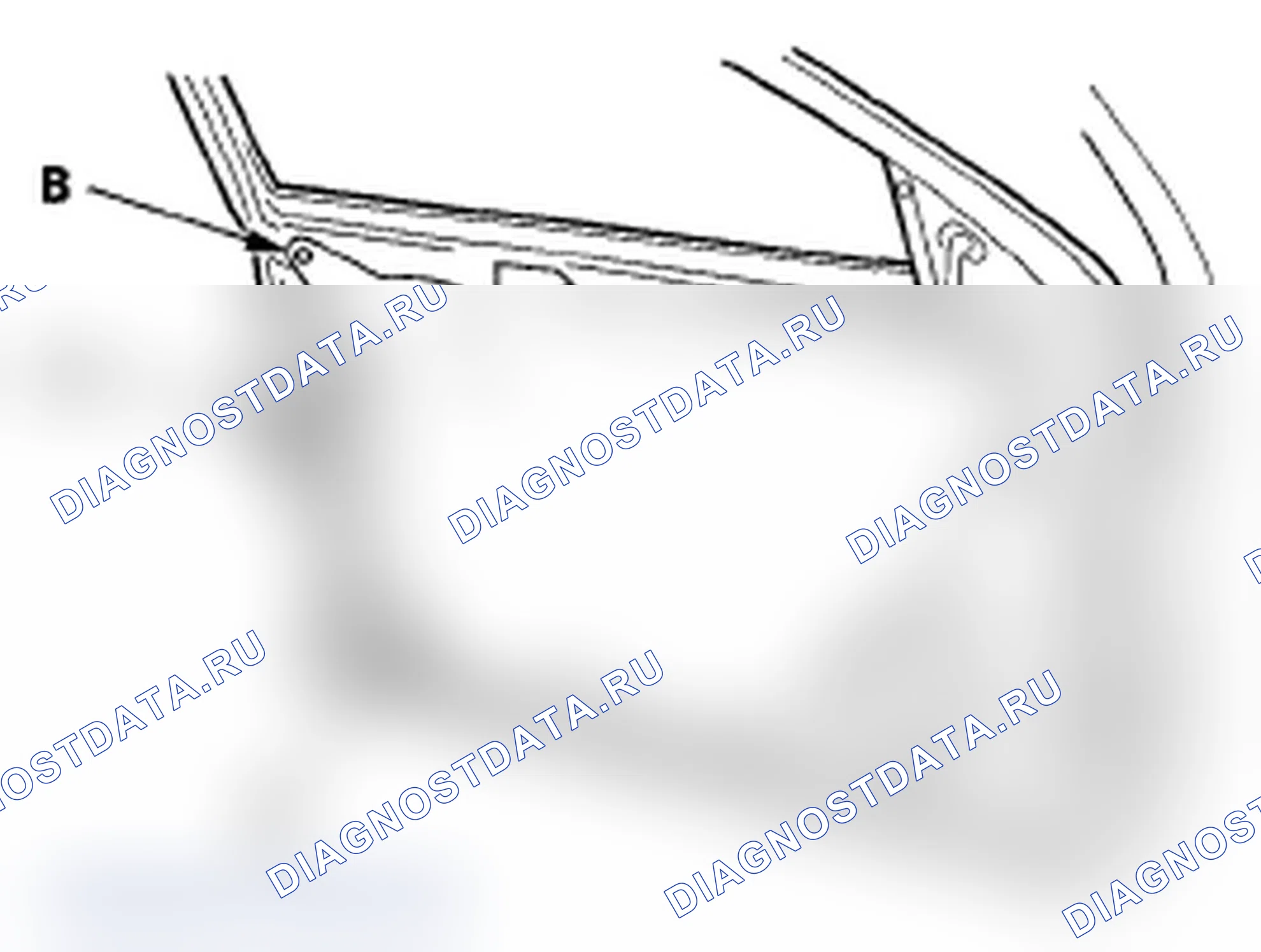Рис. 18: Замена внешней ручки передней двери. Acura RL II